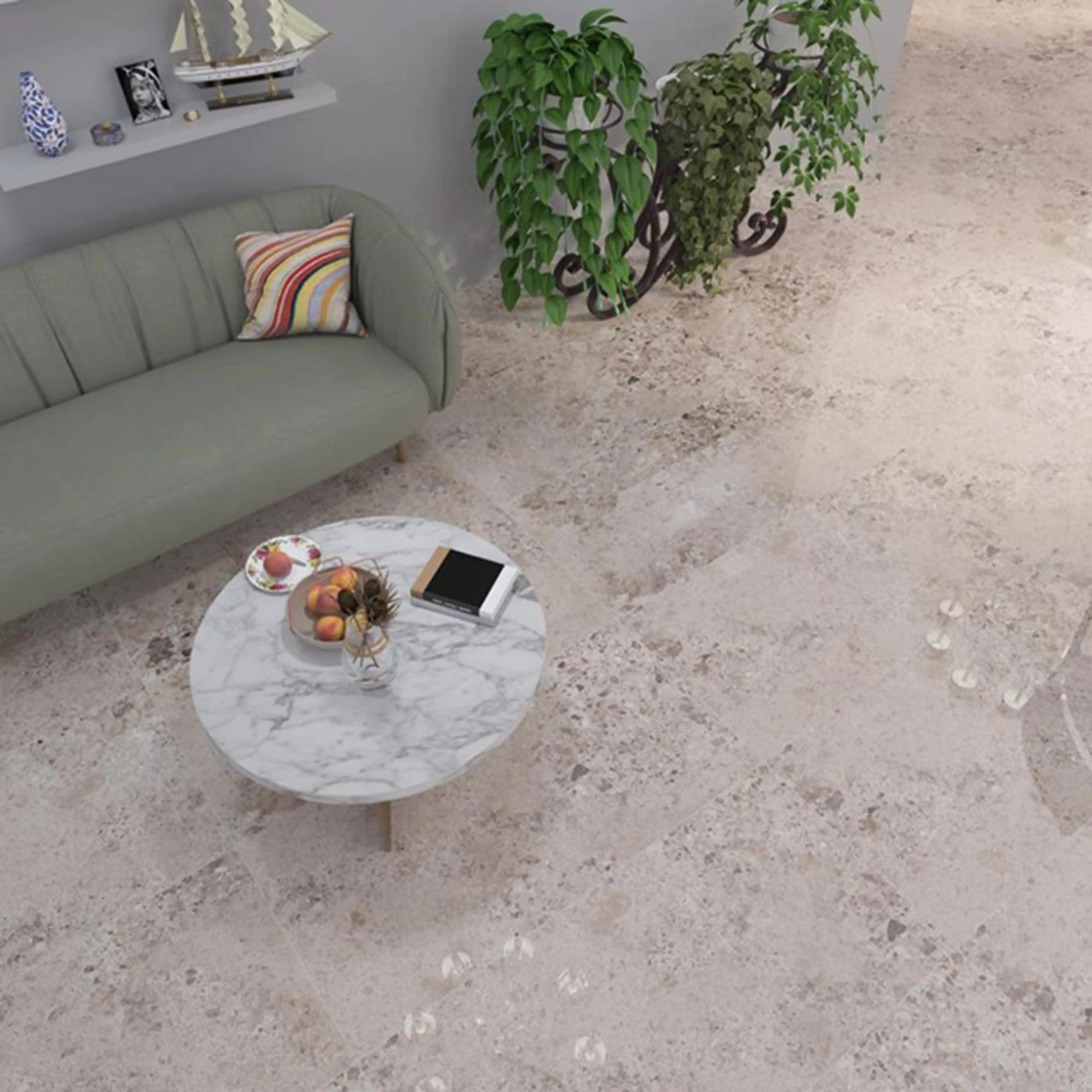 Wand- und Bodenfliese Feinsteinzeug Pearl Gems 60 x 120 cm beige Wand- und Bodenfliese Feinsteinzeug Pearl Gems 60 x 120 cm beige