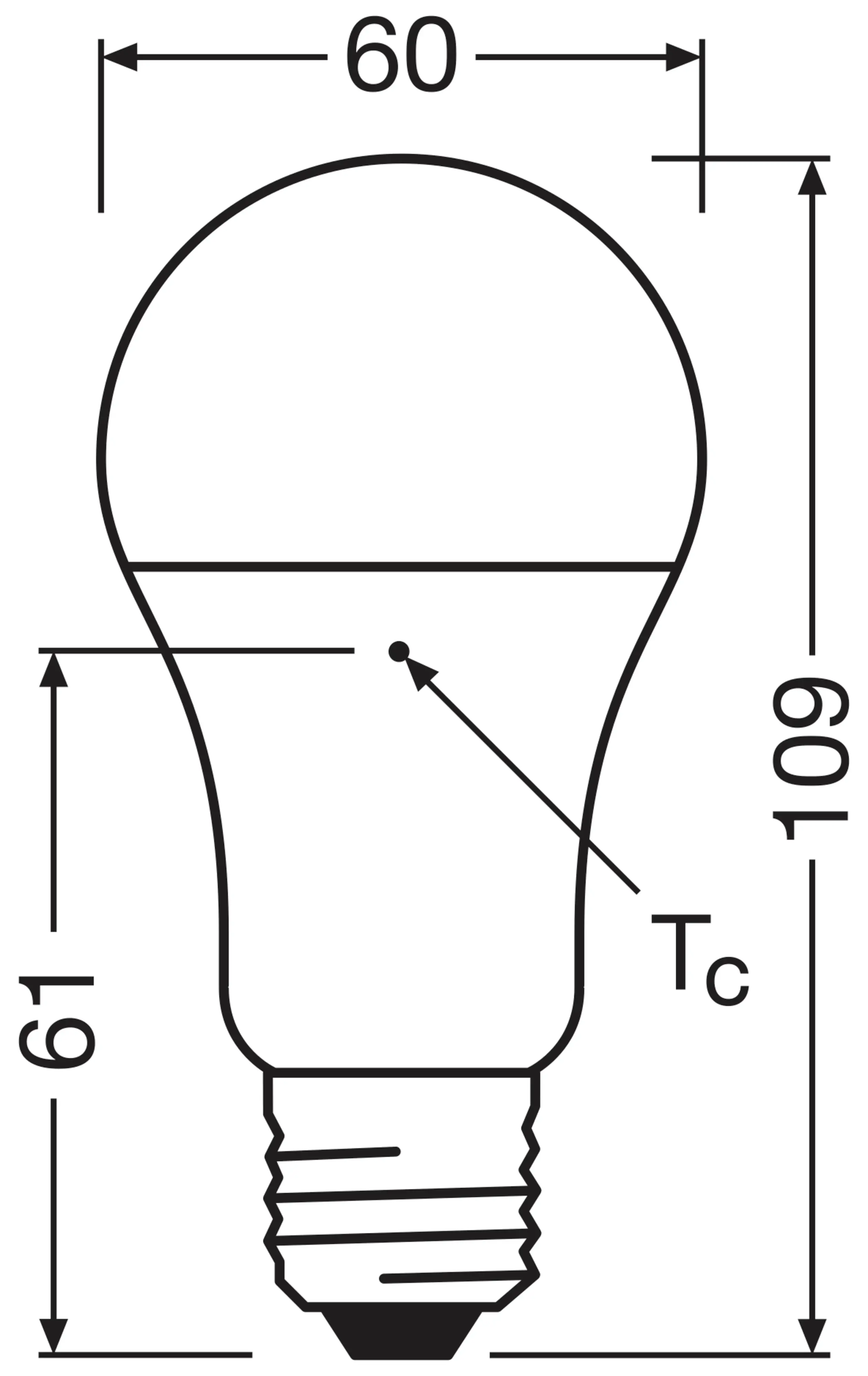 Bellalux LED Leuchtmittel Klassik A75 E27 10 W warmweiß weiß matt 3er Pack