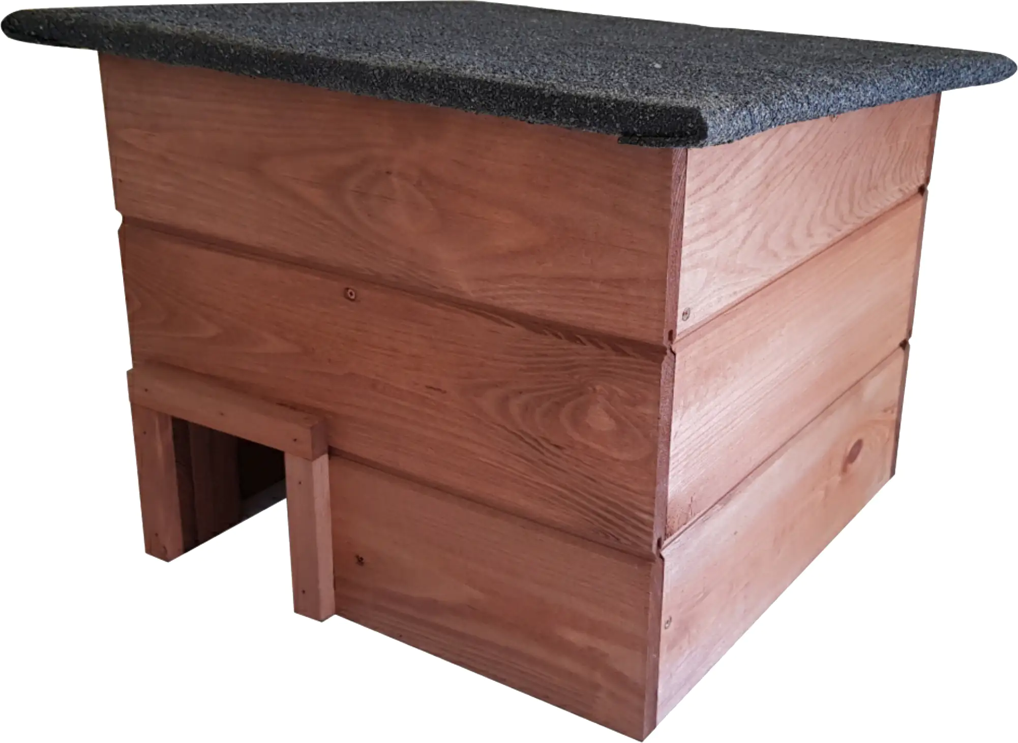 Igelhaus Kiefernholz 35 x 35 x 30,5/24,5 cm natur Igelhaus Kiefernholz 35 x 35 x 30,5/24,5 cm natur