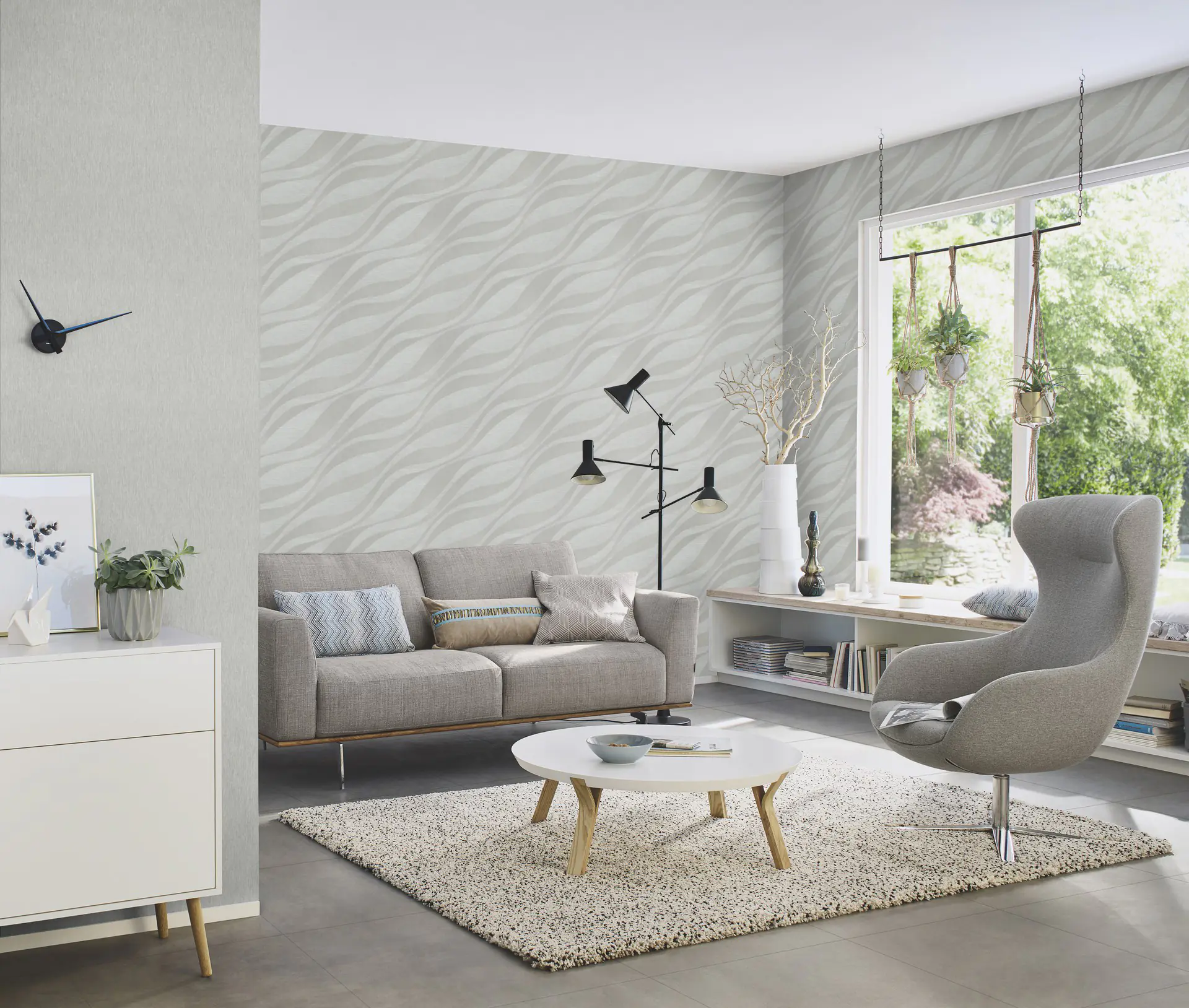 Rasch Vliestapete Uni Sky Lounge silbergrau 10,05 x 0,53 m Rasch Vliestapete Uni Sky Lounge silbergrau 10,05 x 0,53 m