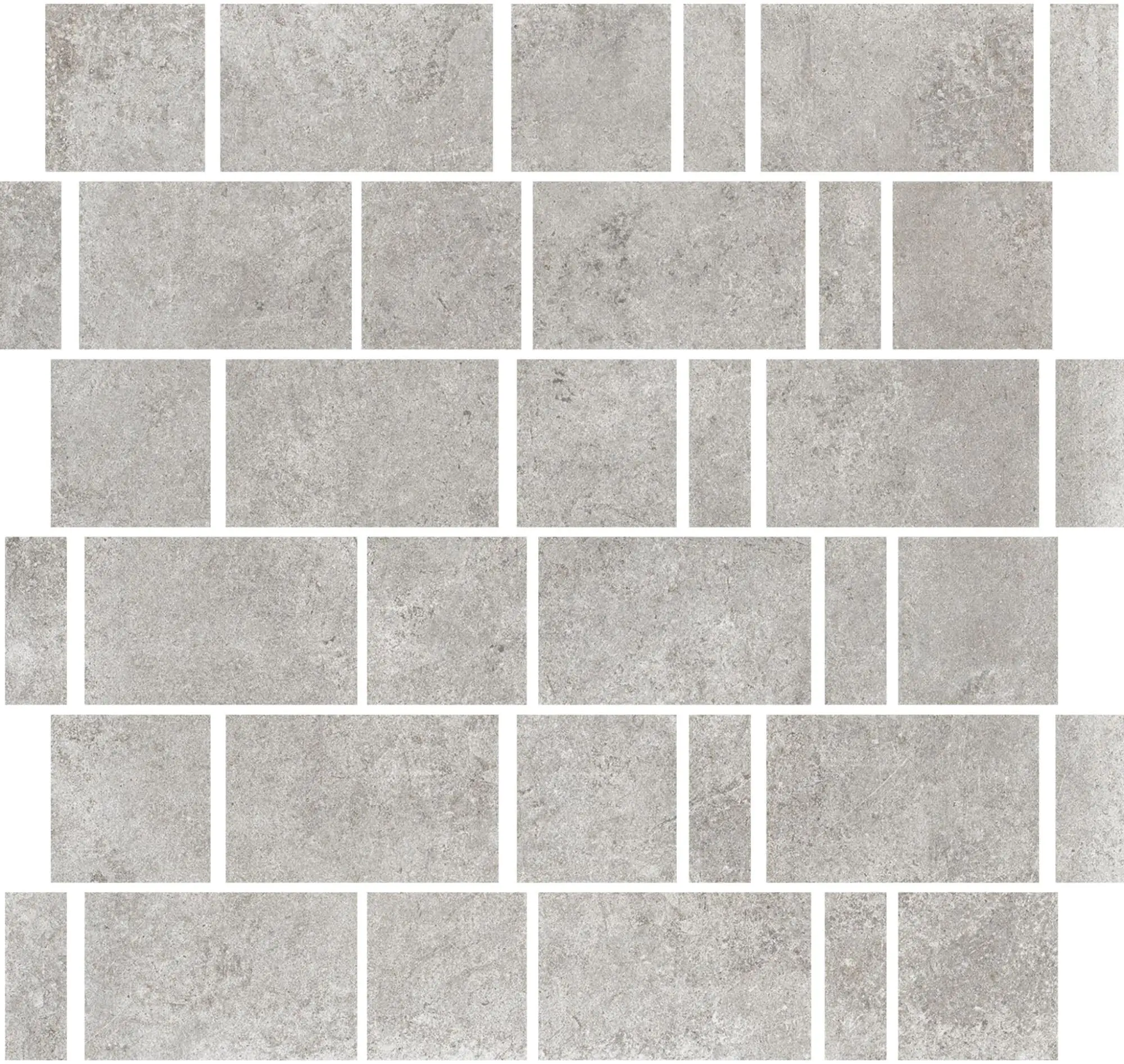 Mosaikfliese Perth 30 x 30 cm grau