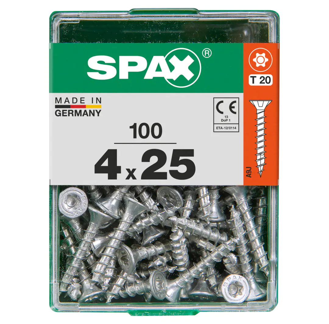 Spax Universalschrauben 4.0 x 25 mm TX 20 - 100 Stk.