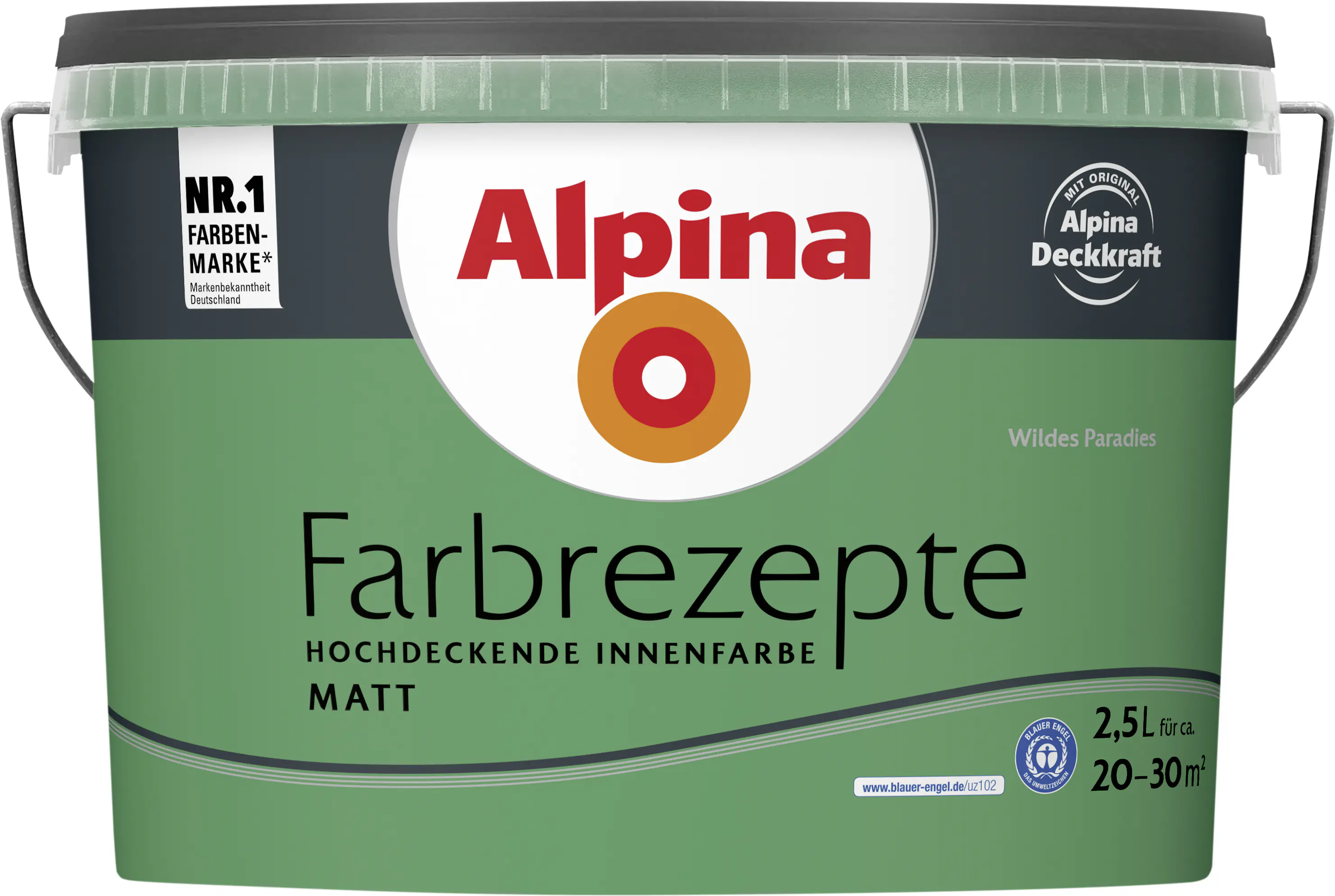 Alpina Farbrezepte Wandfarbe Wildes Paradies matt 2,5 L