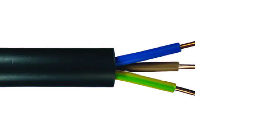 Erdkabel NYY-J 3 x 1,5, 300 Meter Rolle, schwarz