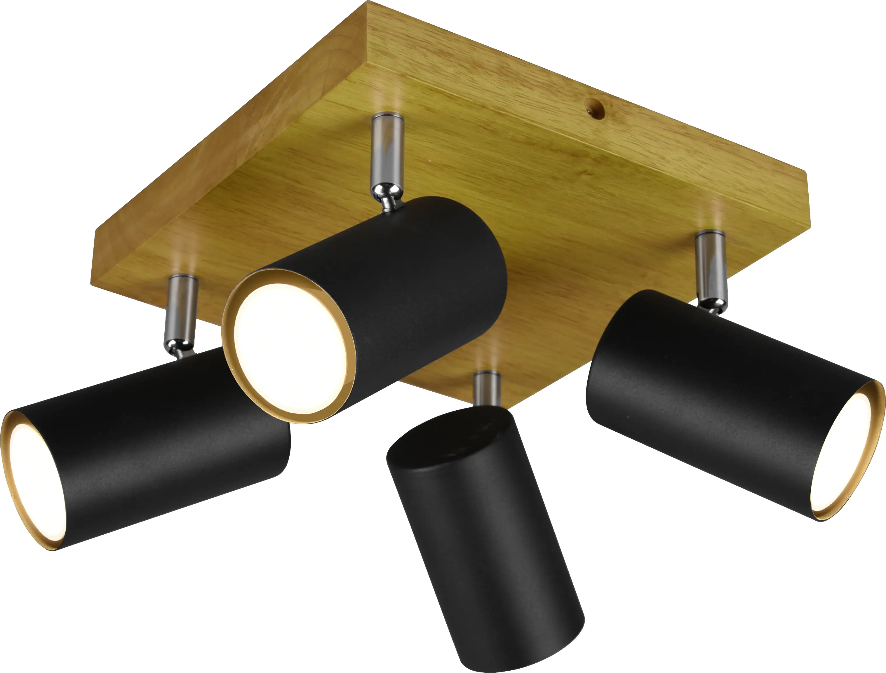 Trio Leuchten 4er Spot Marley GU10, schwarz Trio Leuchten 4er Spot Marley GU10, schwarz