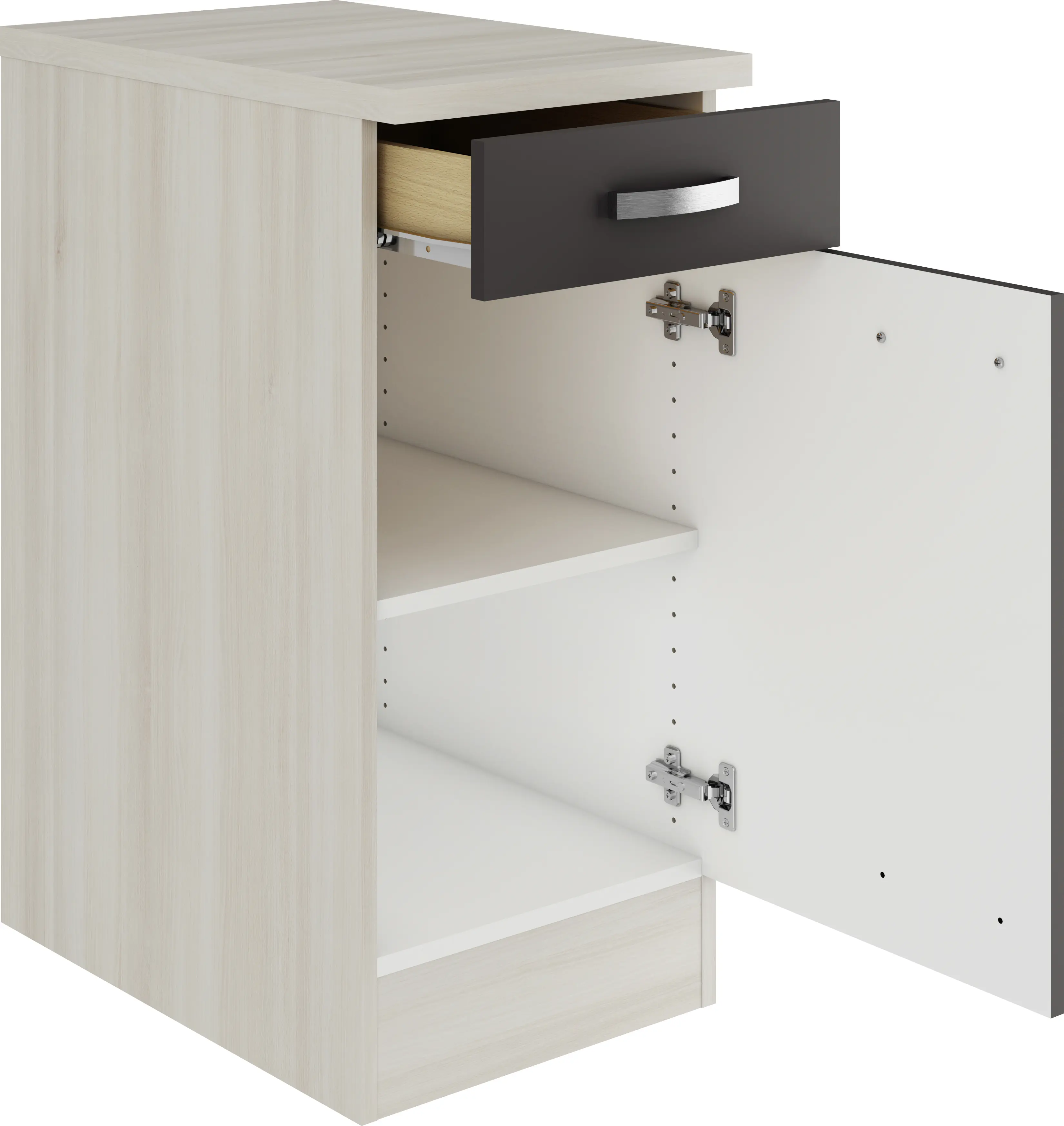 Optifit Unterschrank Faro 220 anthrazit/akazie 40 cm 