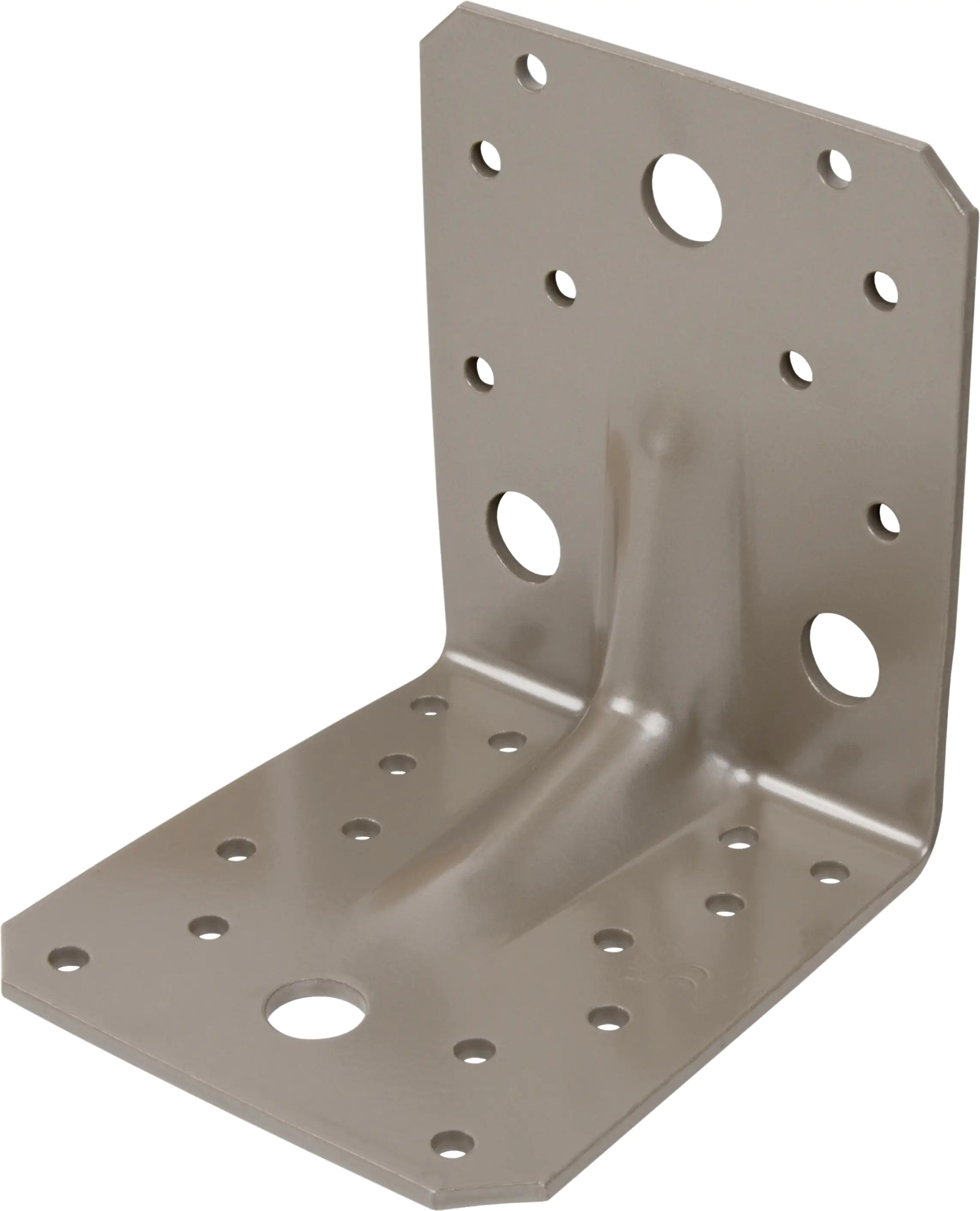 Alberts Duravis Schwerlast-Winkelverbinder mit Sicke perlbeige 105 x 90 mm