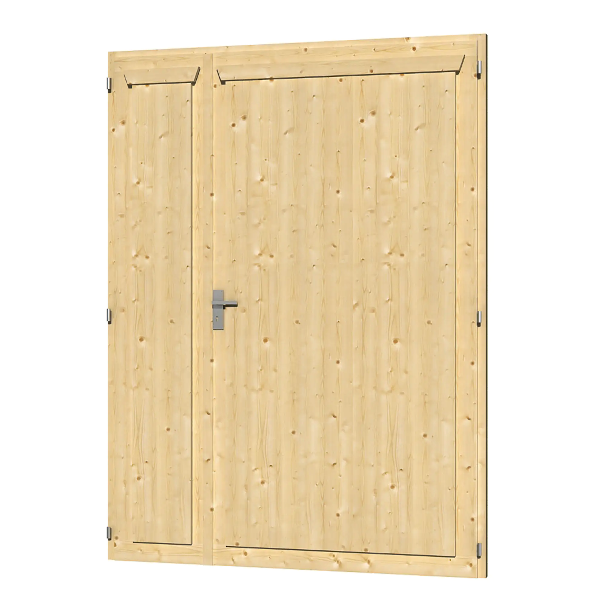 SKAN HOLZ Doppeltür Rahmenaußenmaß 148 x 198 cm, natur