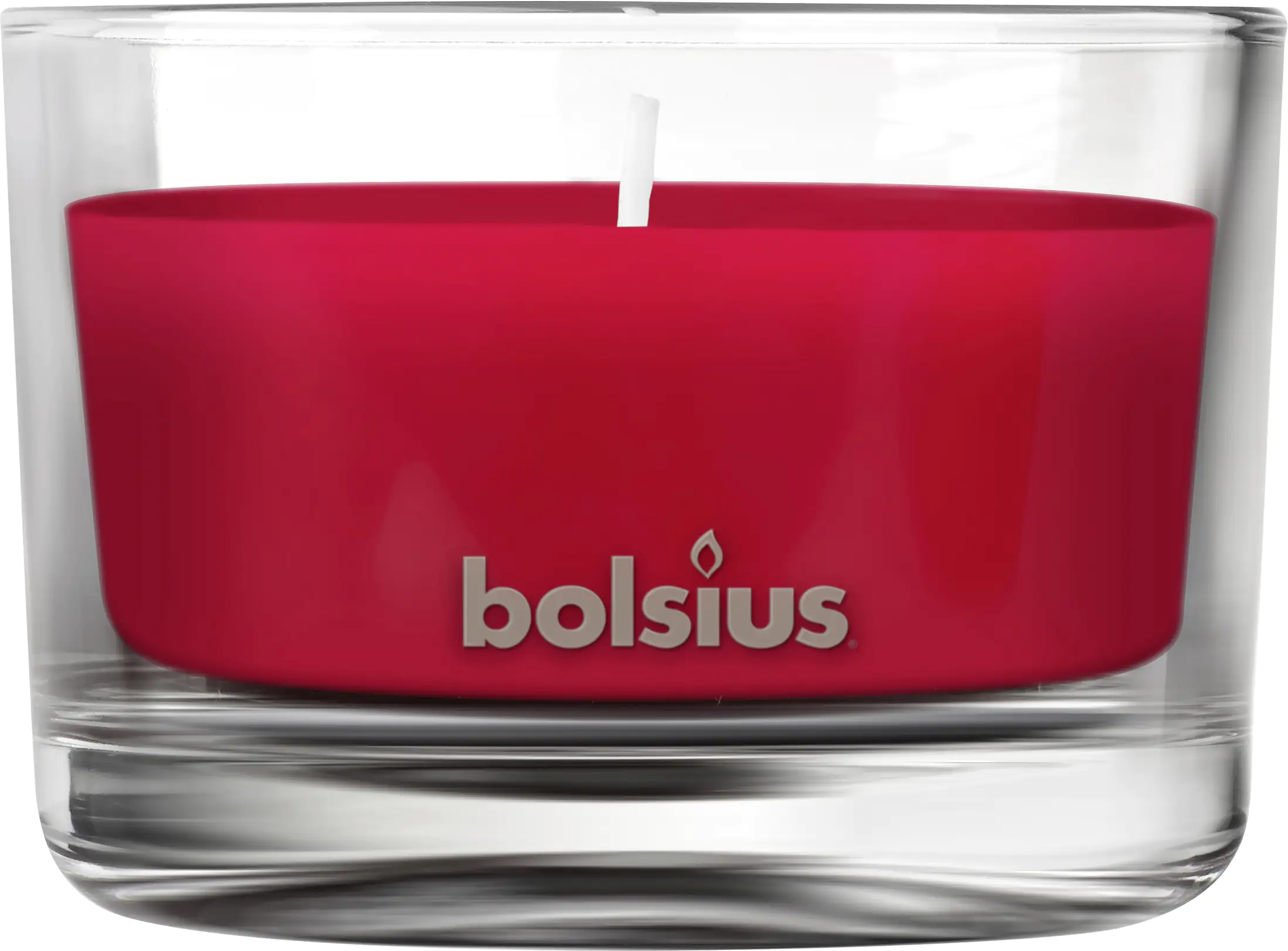 8717847136183_1856065 Bolsius Duftkerze im Glas Granatapfel, Höhe 6 cm, Ø 9 cm