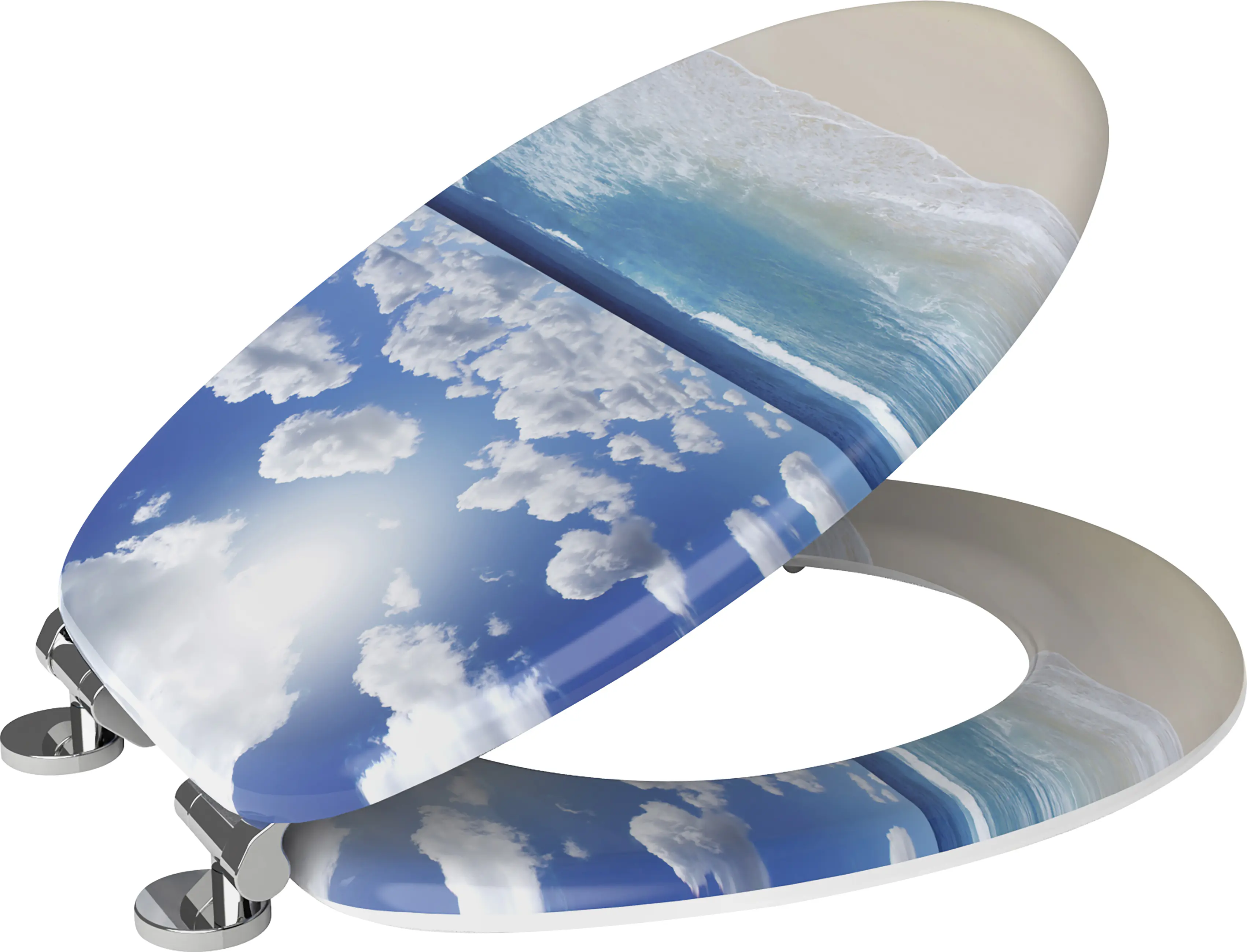 Duschwell MDF WC-Sitz soft touch Meer