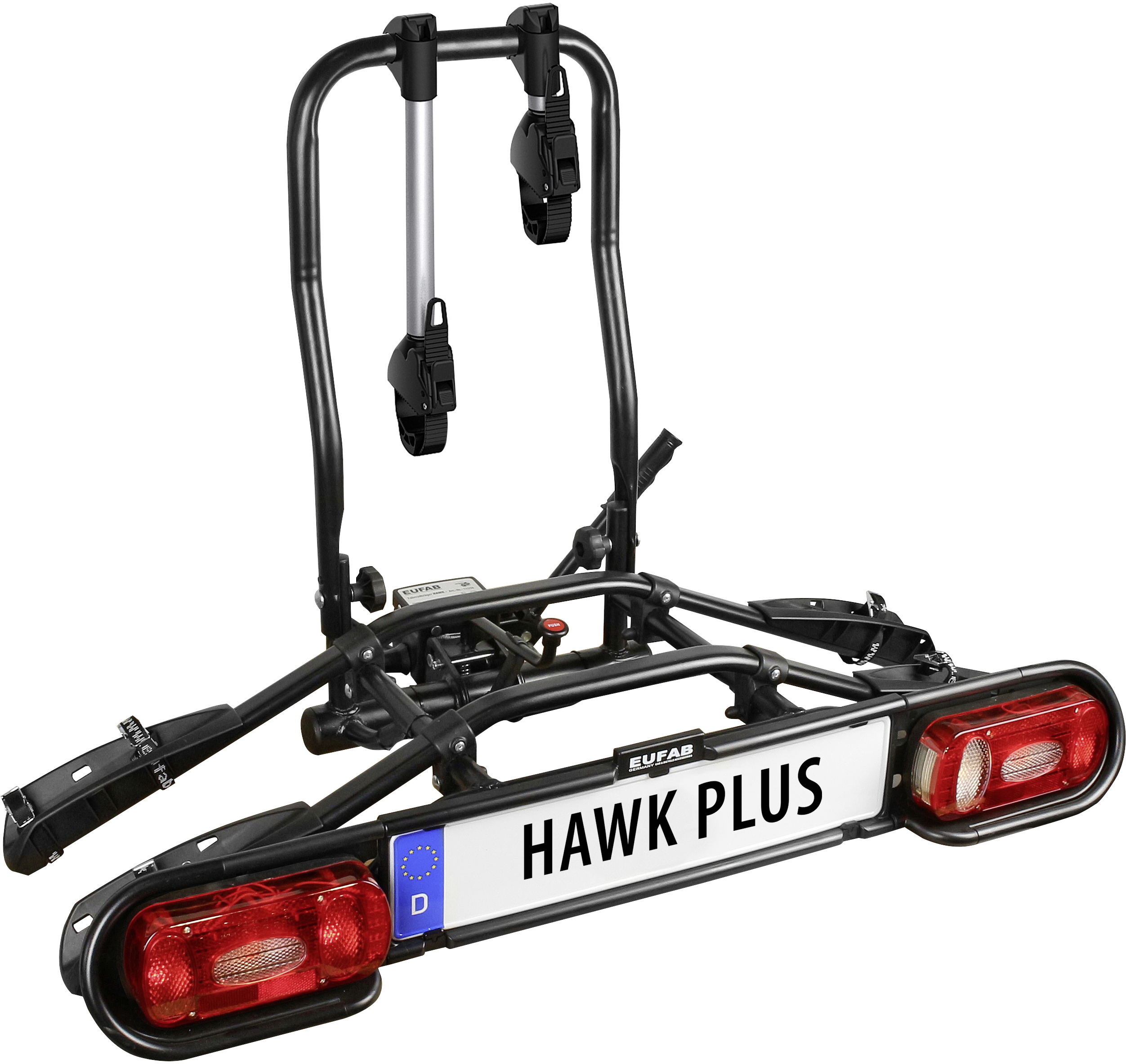 EUFAB Fahrradträger Hawk Plus für 2 Fahrräder teilweise vormontiert EUFAB Fahrradträger Hawk Plus für 2 Fahrräder teilweise vormontiert