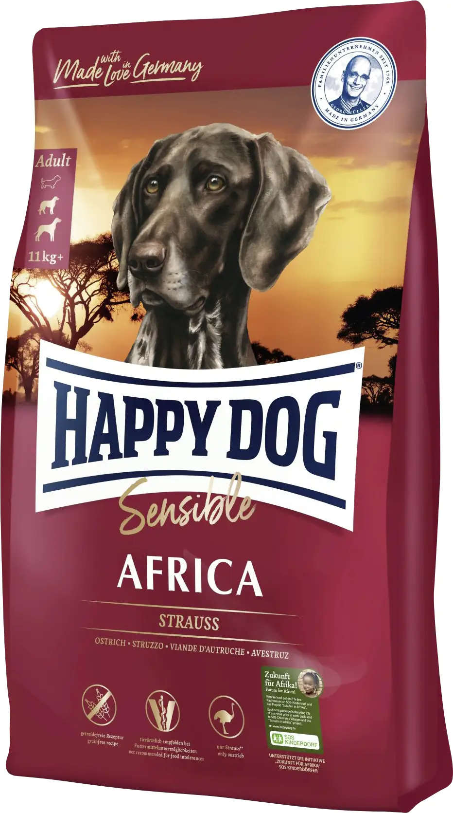 Happy Dog Supreme Sensible Africa 4 kg