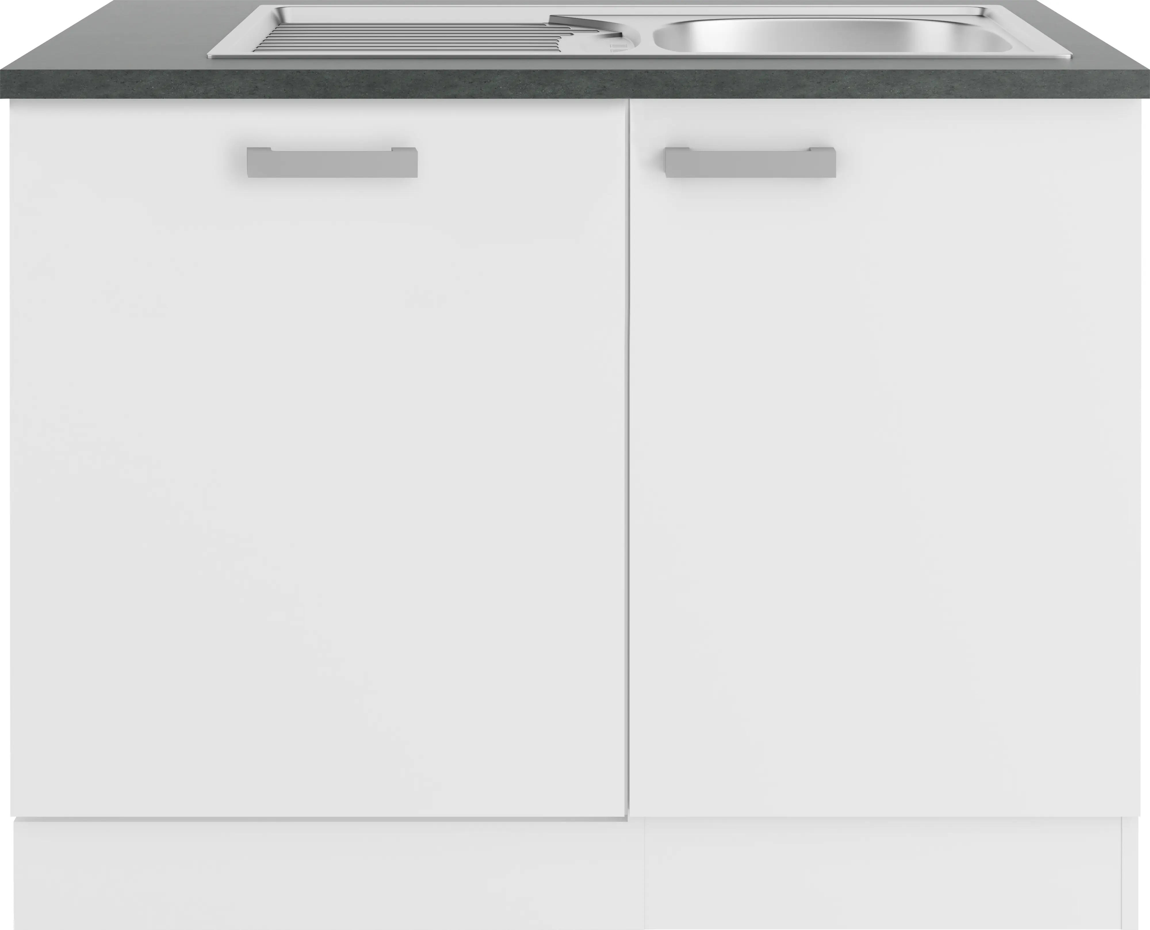 Optifit Spüle mit Unterschrank-Set Oslo 214 weiß 110 cm