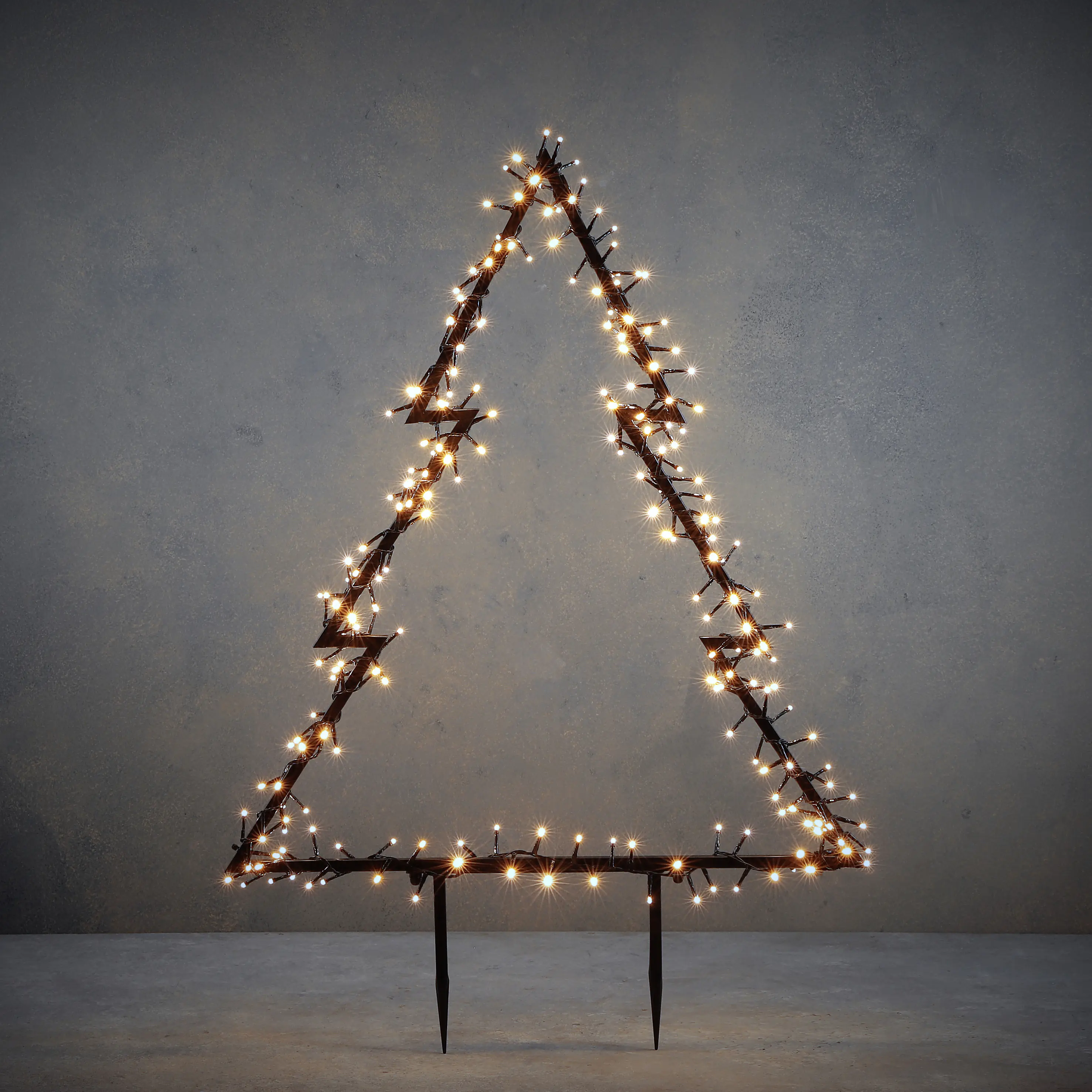 Luca Lighting Gartenstecker Baum beleuchtet 225 LED 72 x 100 cm