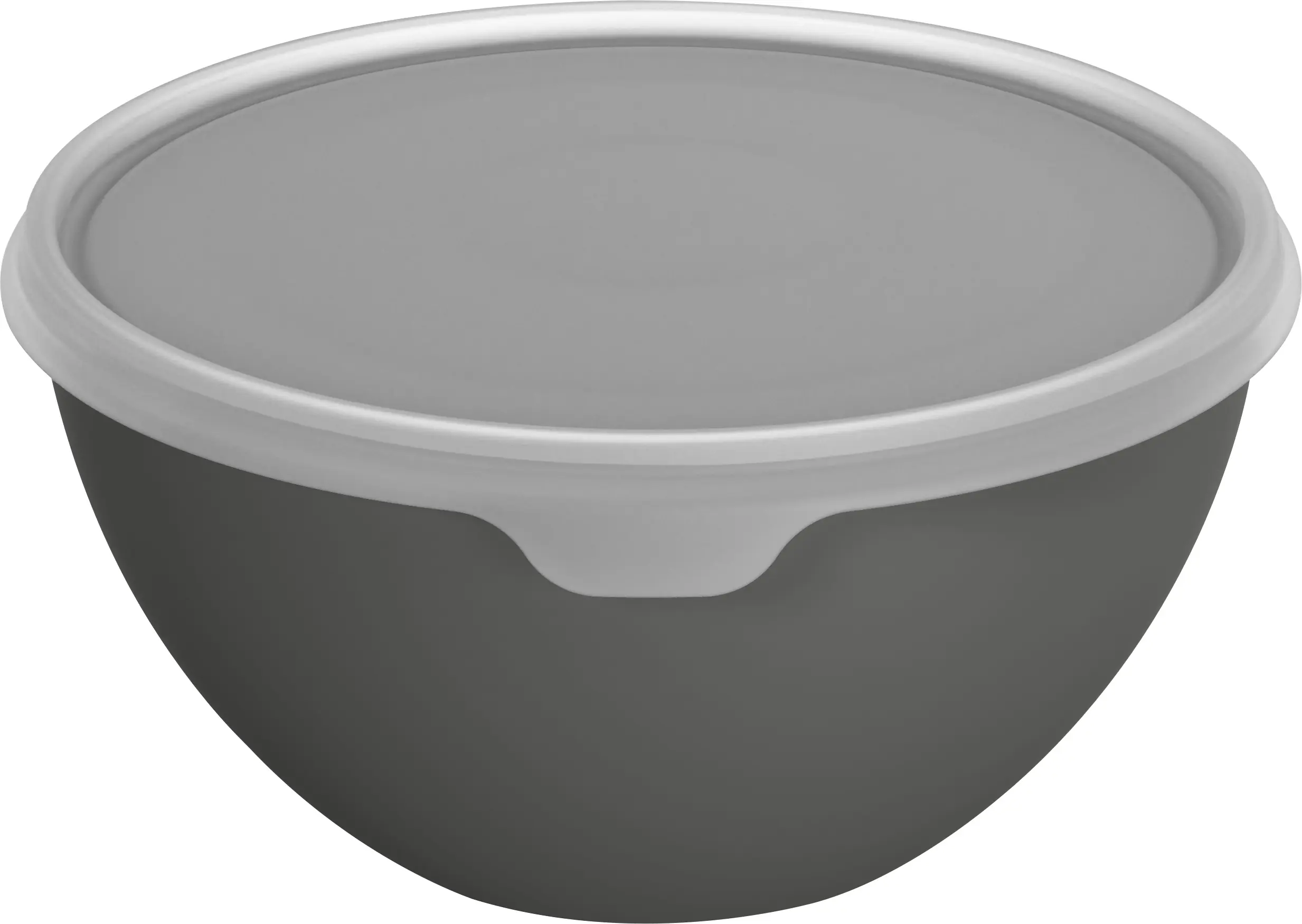 Rotho Schüssel + Deckel Caruba 3 L schwarz