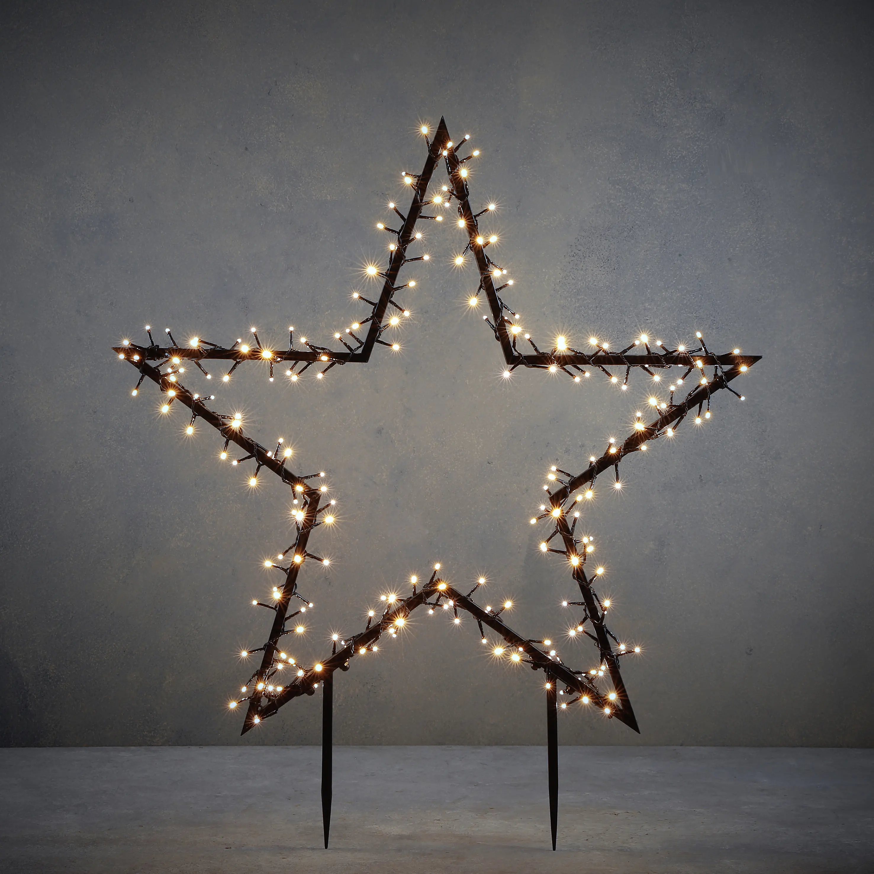 Luca Lighting Gartenstecker Stern beleuchtet 225 LED