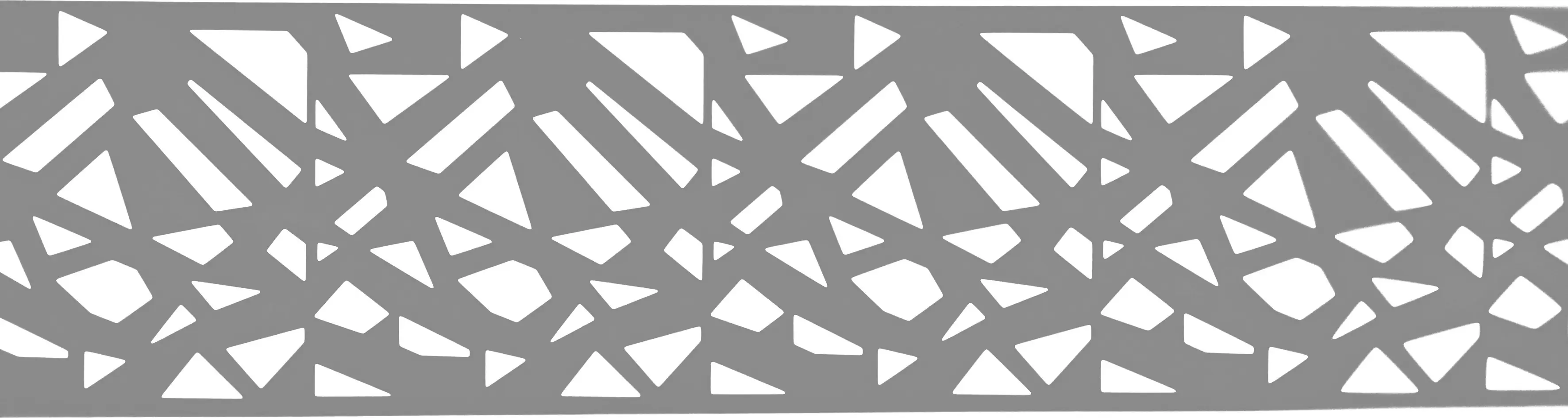 Floraworld Sichtschutzstreifen Dekor Diamant 201,5 x 19 cm grau - 5 Stk.