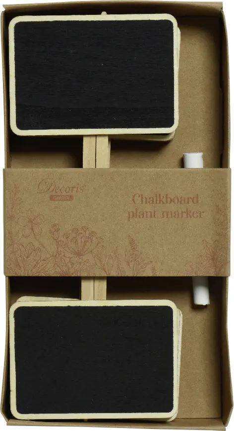 Kaemingk Pflanzentafel aus Sperrholz 6 Stück