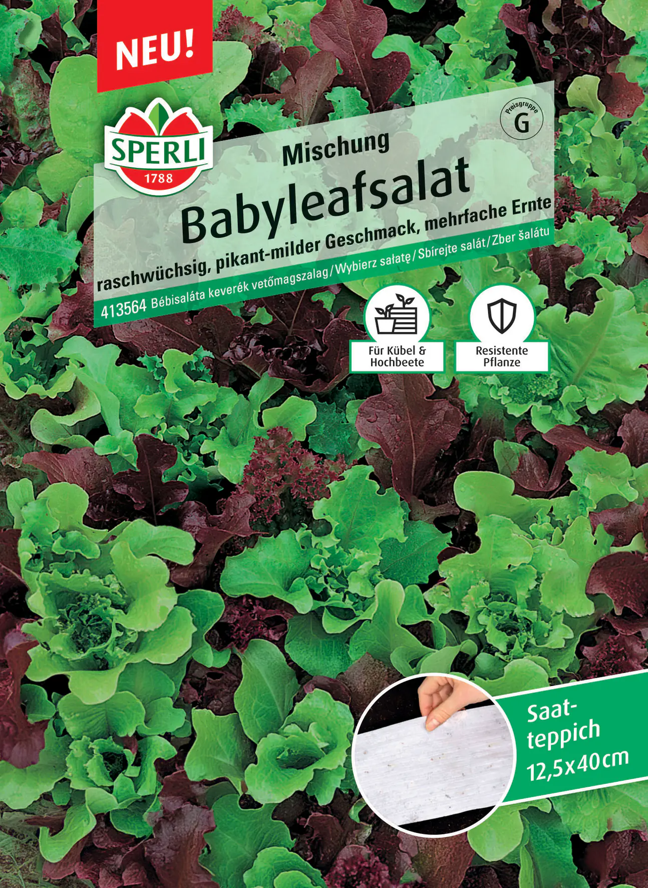 Sperli Saatgut Babyleafsalat Mischung 