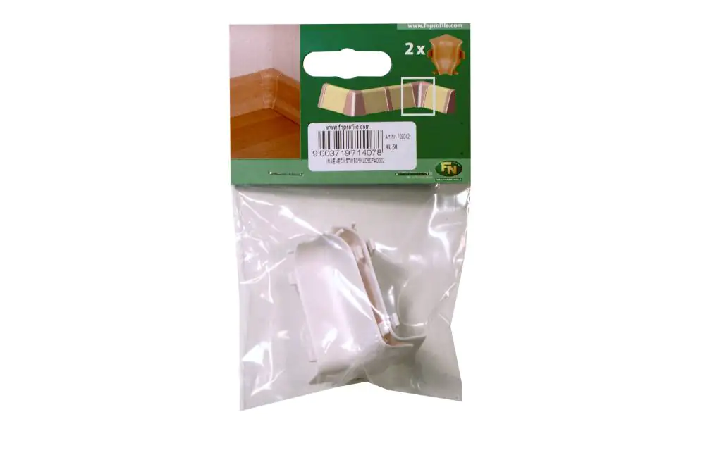 Inneneck für Kunststoffleiste KU.050 weiß