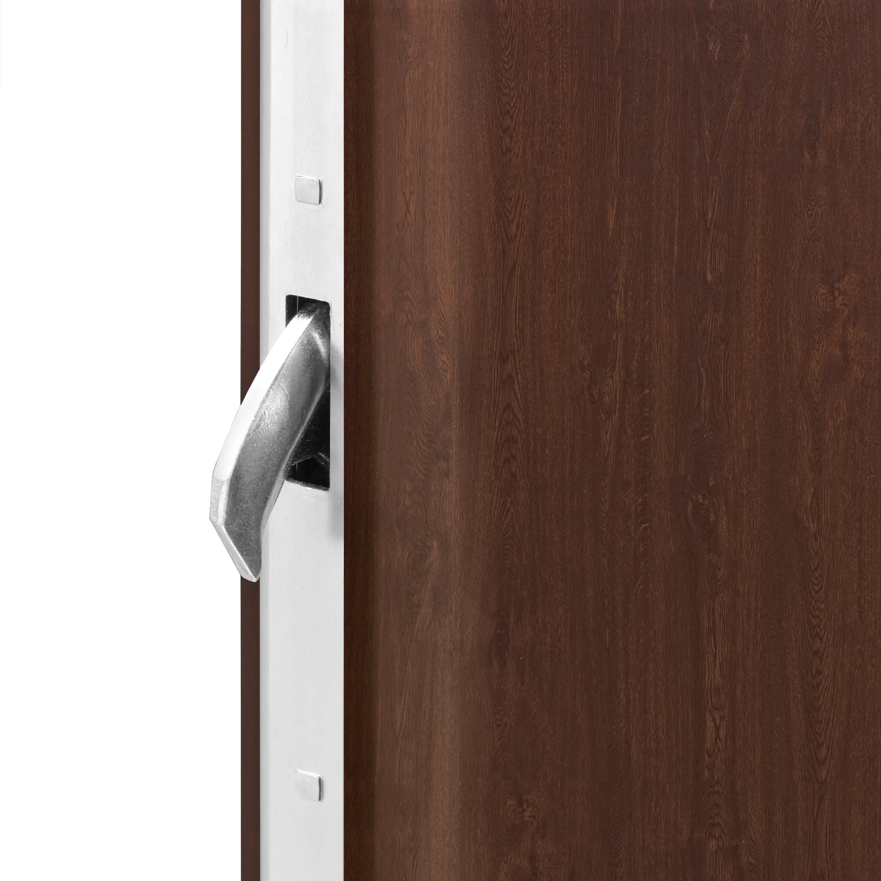 Splendoor Haustür Passivedoor Premium B02 Nussbaum DIN Rechts 100 x 210 cm