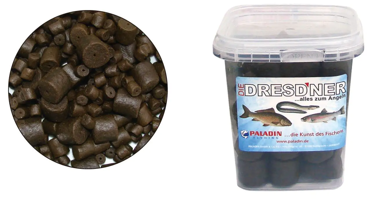 Paladin Angelköder Pellet Black Halibut Mix schwarz 8,0-20mm/300g mit Loch