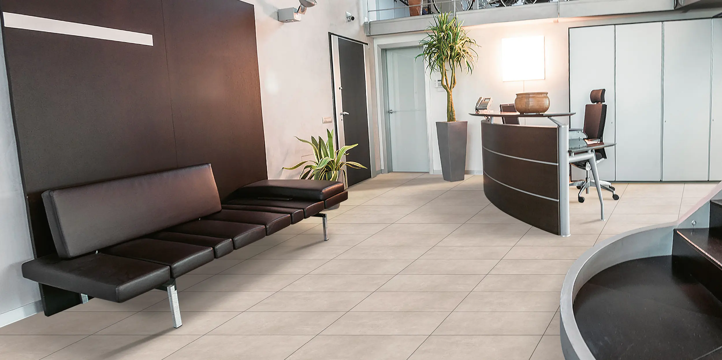 Bodenfliese Feinsteinzeug Base 30 x 60 cm grau-beige Bodenfliese Feinsteinzeug Base 30 x 60 cm grau-beige