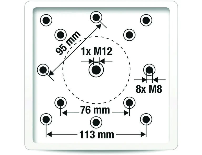 Siena Garden Bodenständer Earthbase für Ampelschirme bis 300x300 cm oder Ø 350 cm