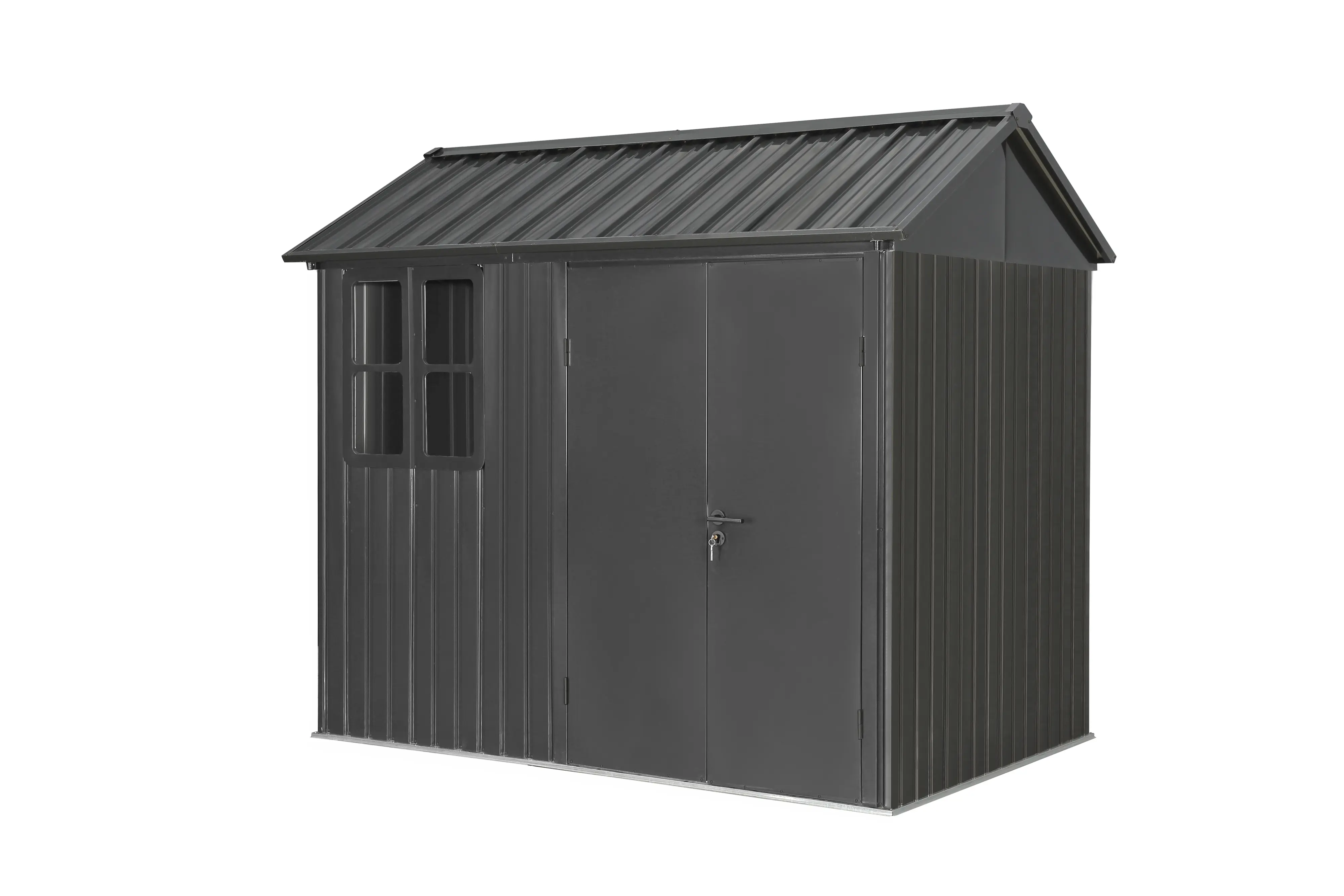 Tepro Metallgerätehaus Garden Shed 8 x 6 Premium anthrazit 252 x 168 cm 