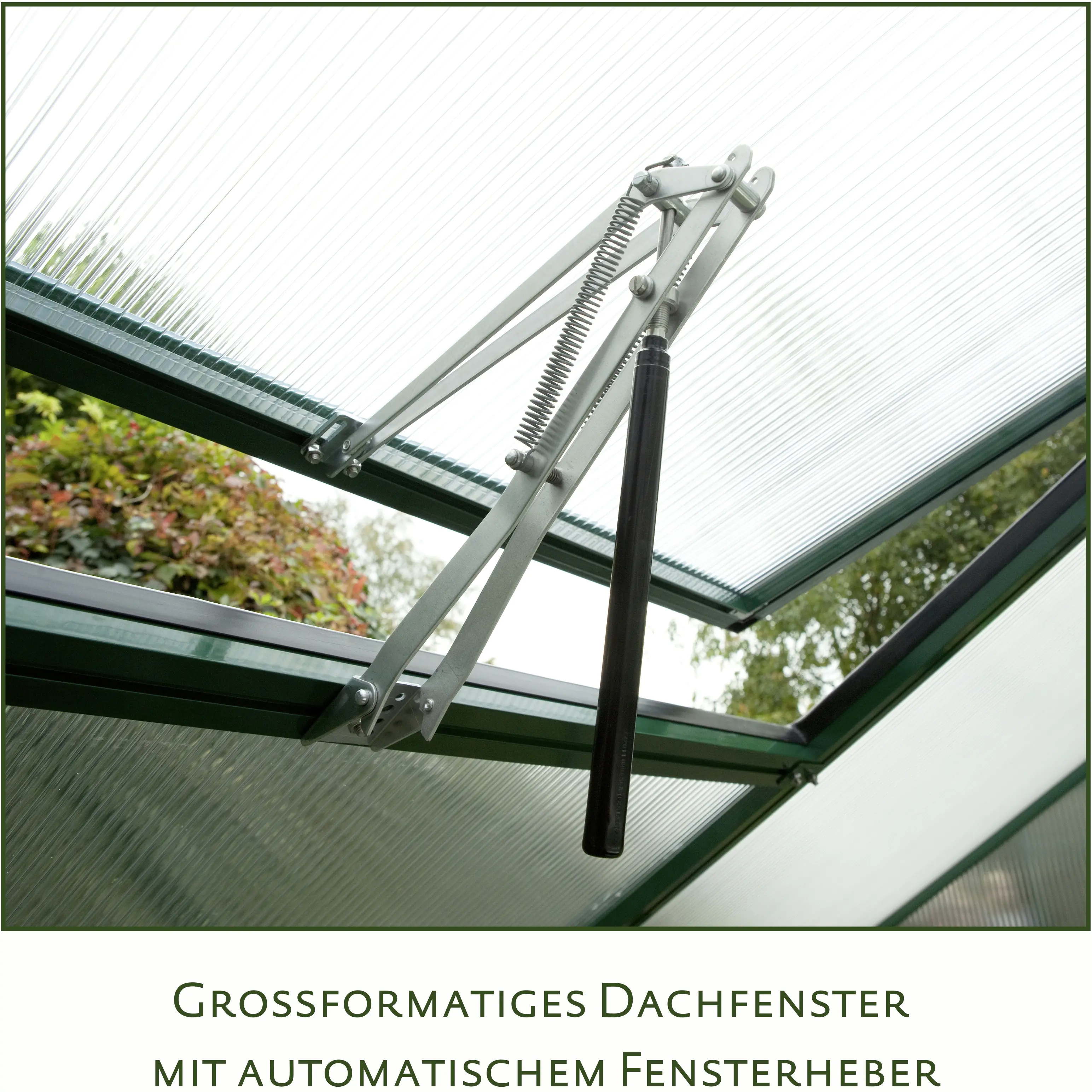 KGT Gewächshaus Rose III 3,23 x 2,33 x 2,15 m, anthrazit-grau KGT Gewächshaus Rose III 3,23 x 2,33 x 2,15 m, anthrazit-grau