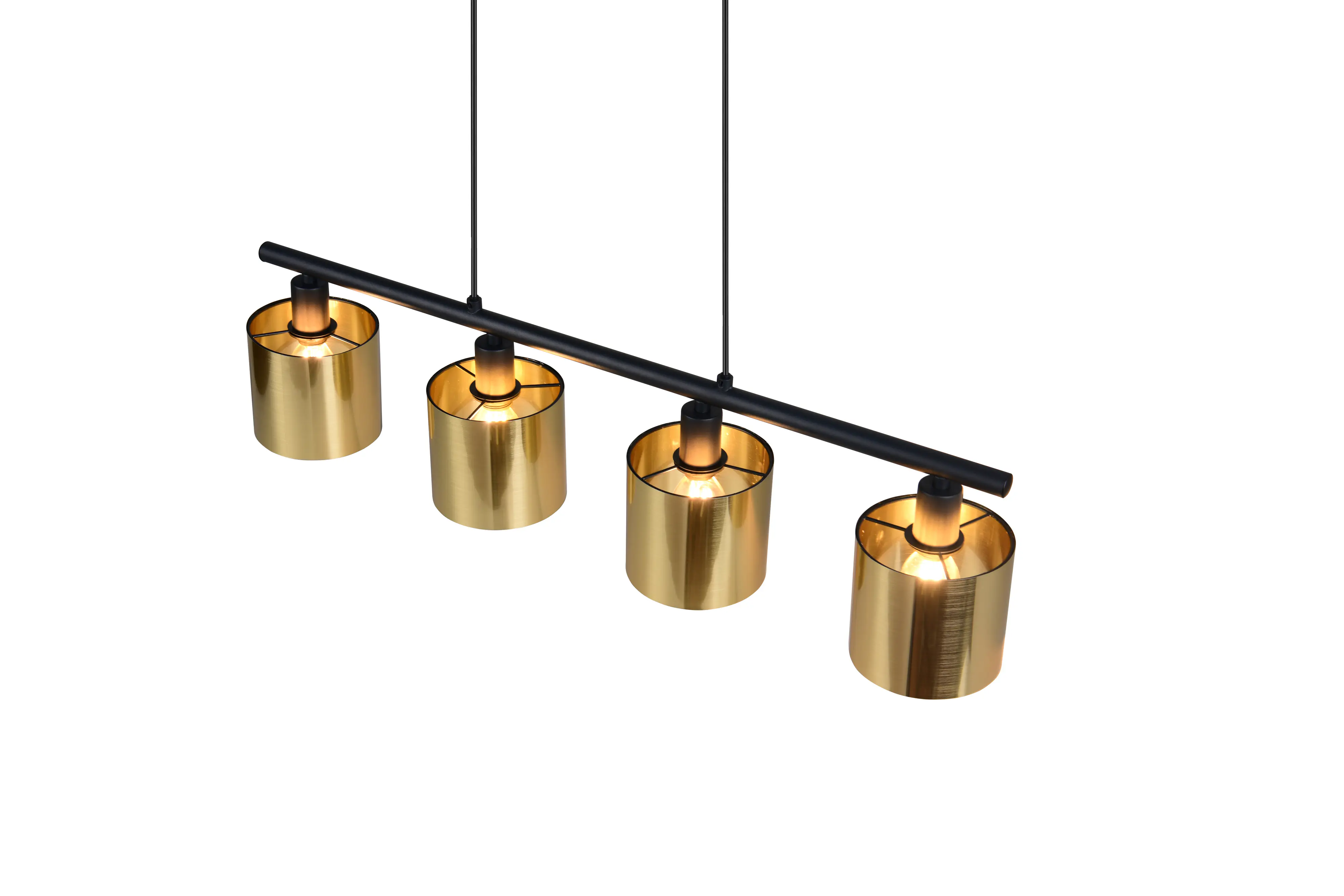 Reality Pendelleuchte Jason ohne Leuchtmittel 150 x 75 cm gold 4 W warmweiß