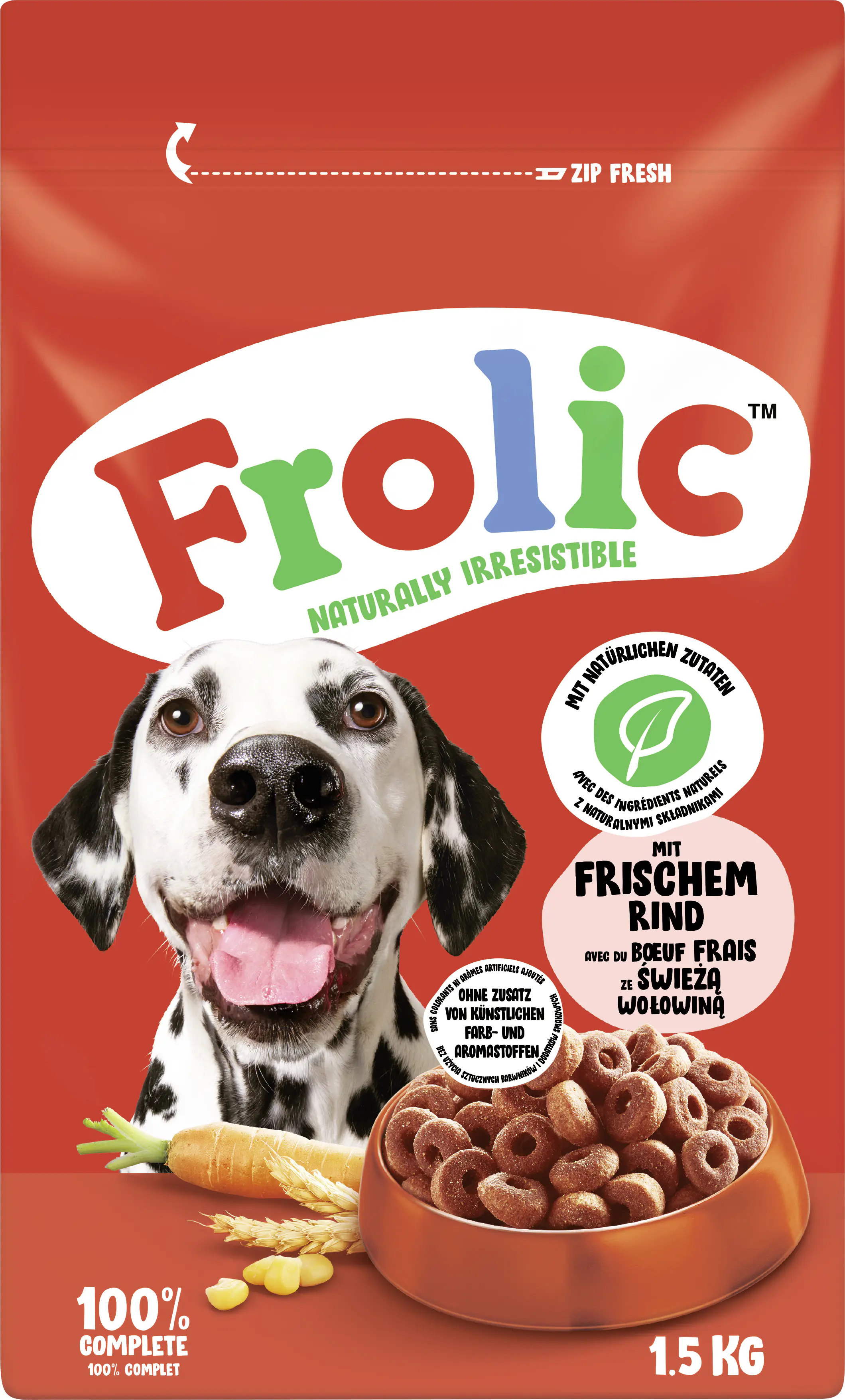 Frolic Trockenfutter Rind 1,5 kg 
