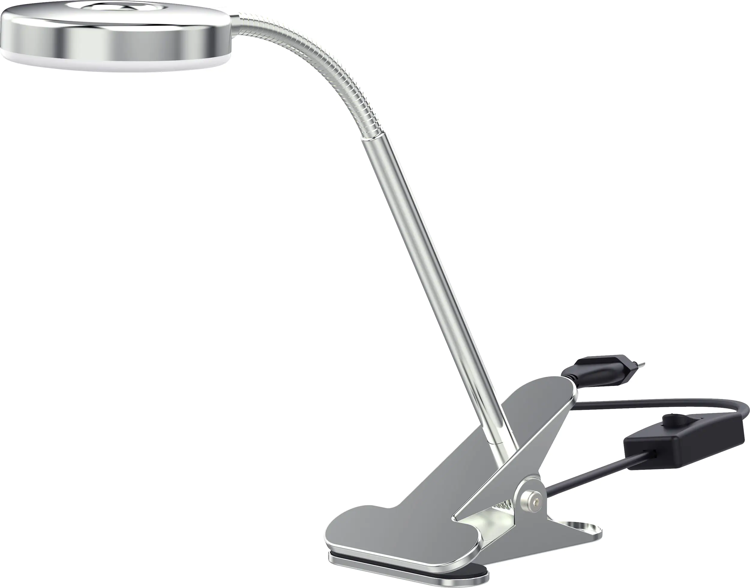 Müller Licht LED Klemmleuchte silber flexibel ausrichtbar