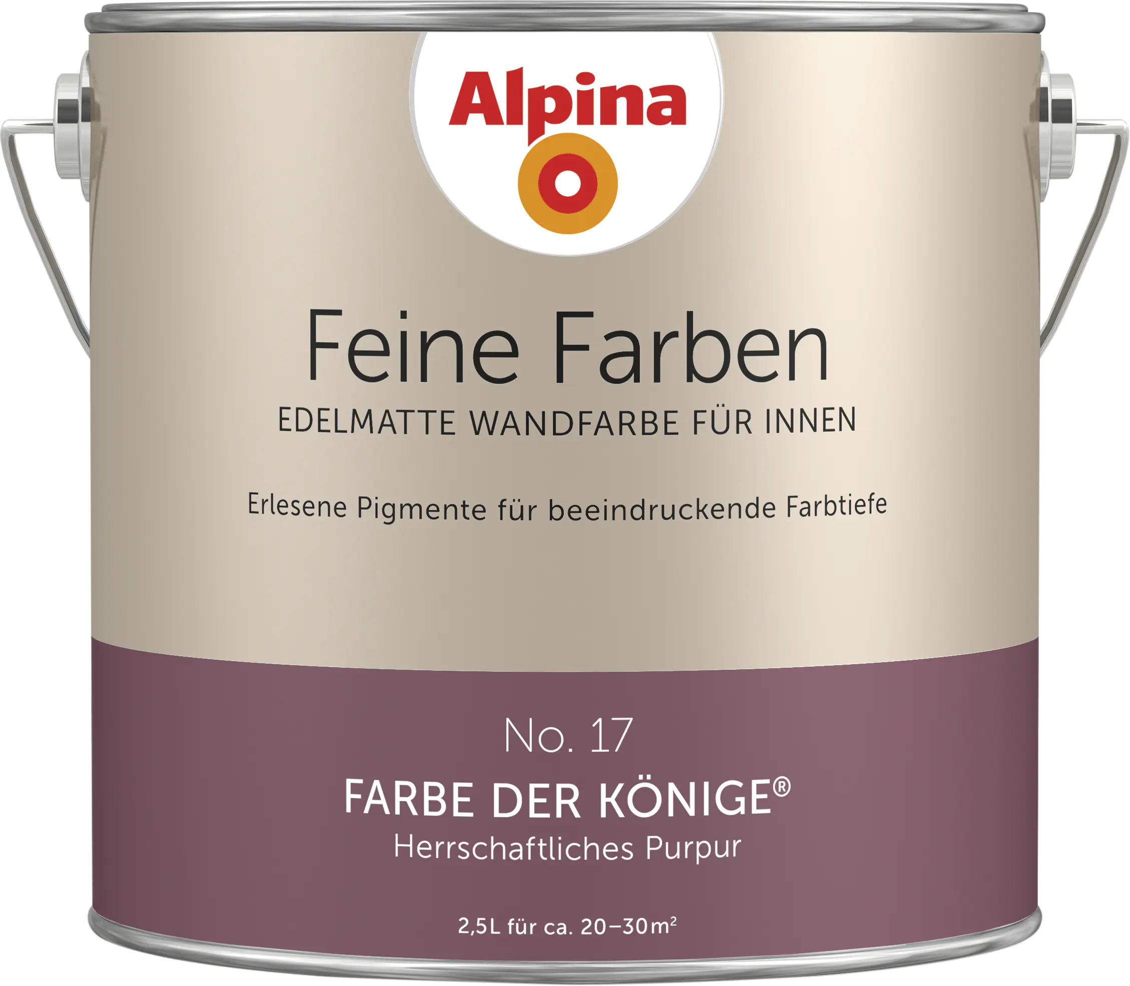 Alpina Feine Farben No. 17 Farbe der Könige 2,5 L herrschaftliches purpur edelmatt Alpina Feine Farben No. 17 Farbe der Könige 2,5 L herrschaftliches purpur edelmatt