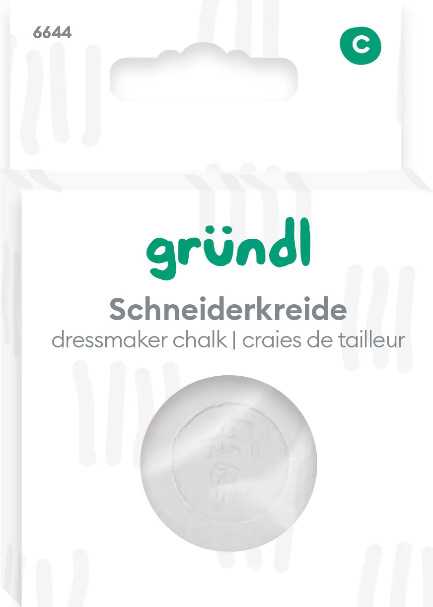 Gründl Schneiderkreide weiß 1 Stück