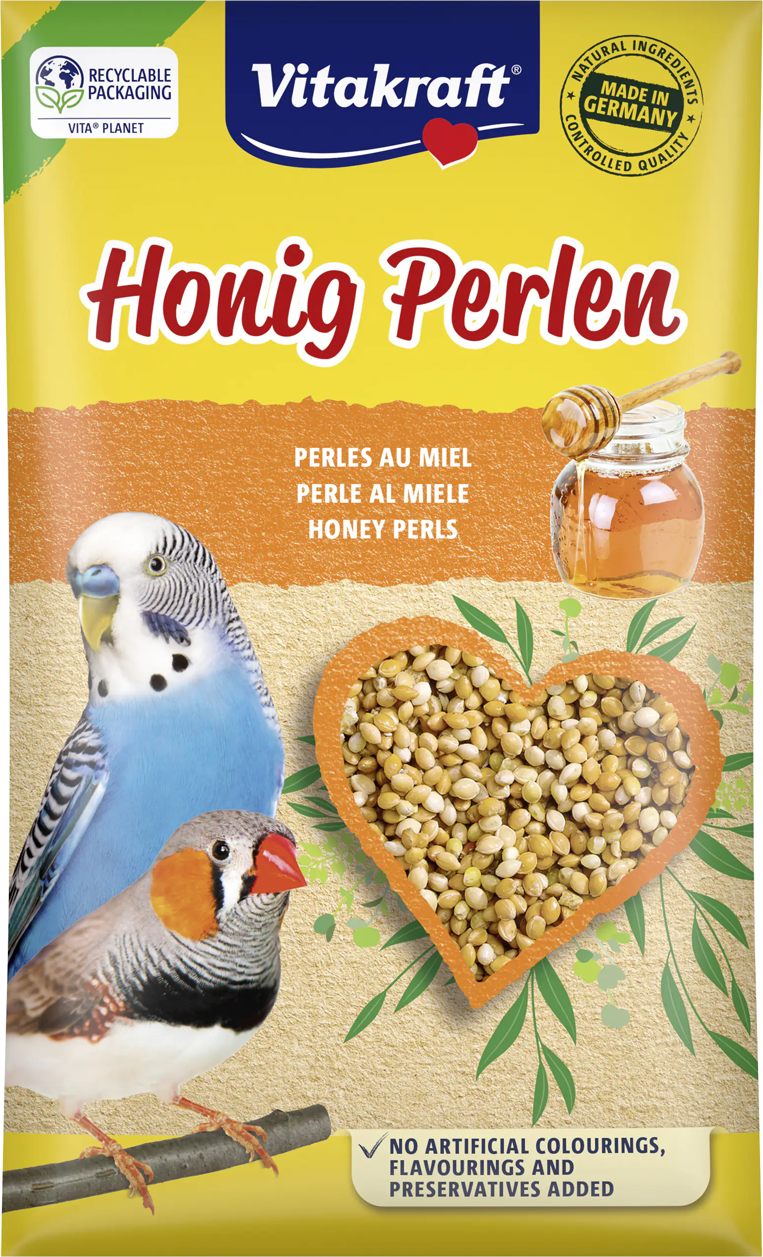 Vitakraft Vogelfutter Honig Perlen 20 g Vitakraft Vogelfutter Honig Perlen 20 g