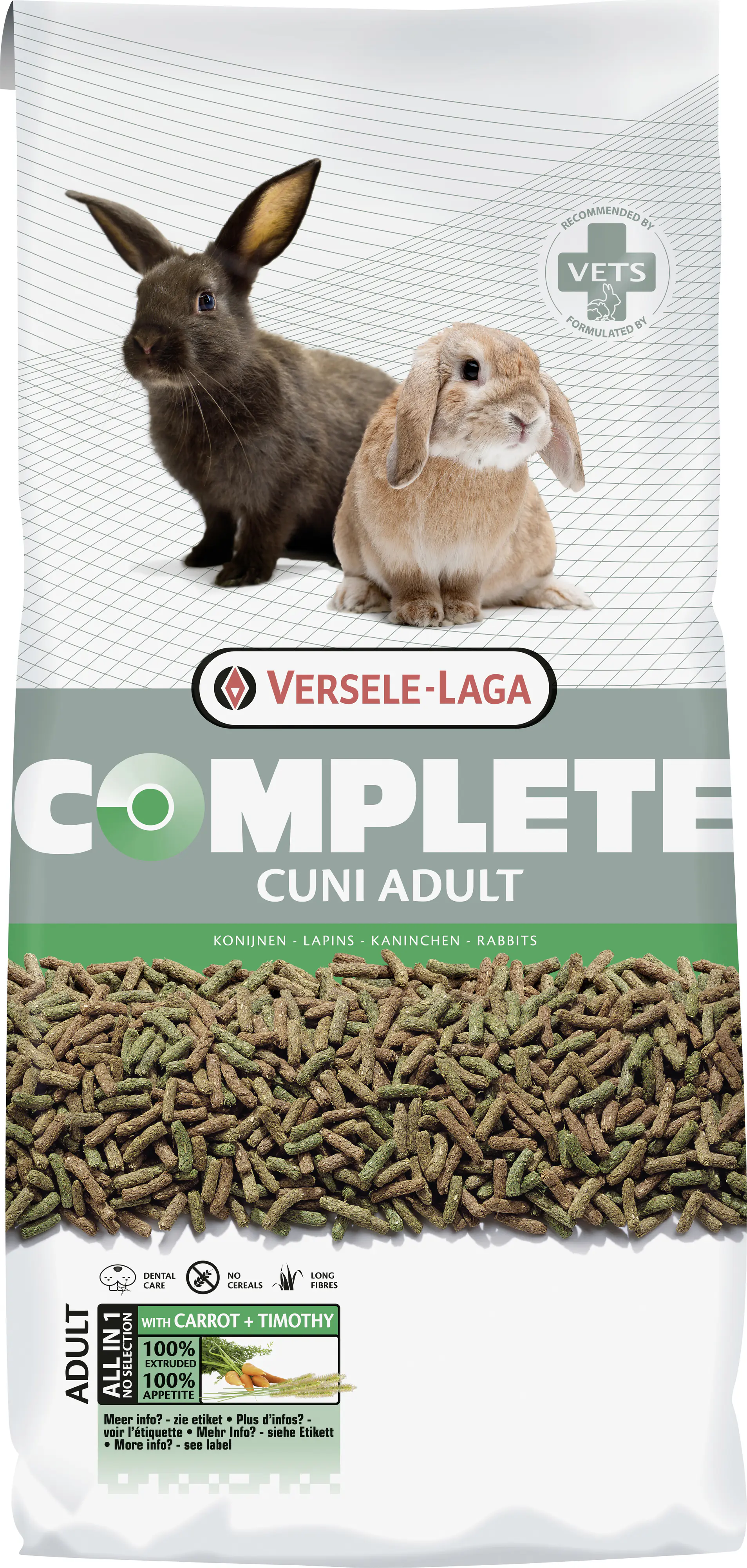 Complete Cuni Kaninchenfutter Adult 8 kg Karotten & Kräutern