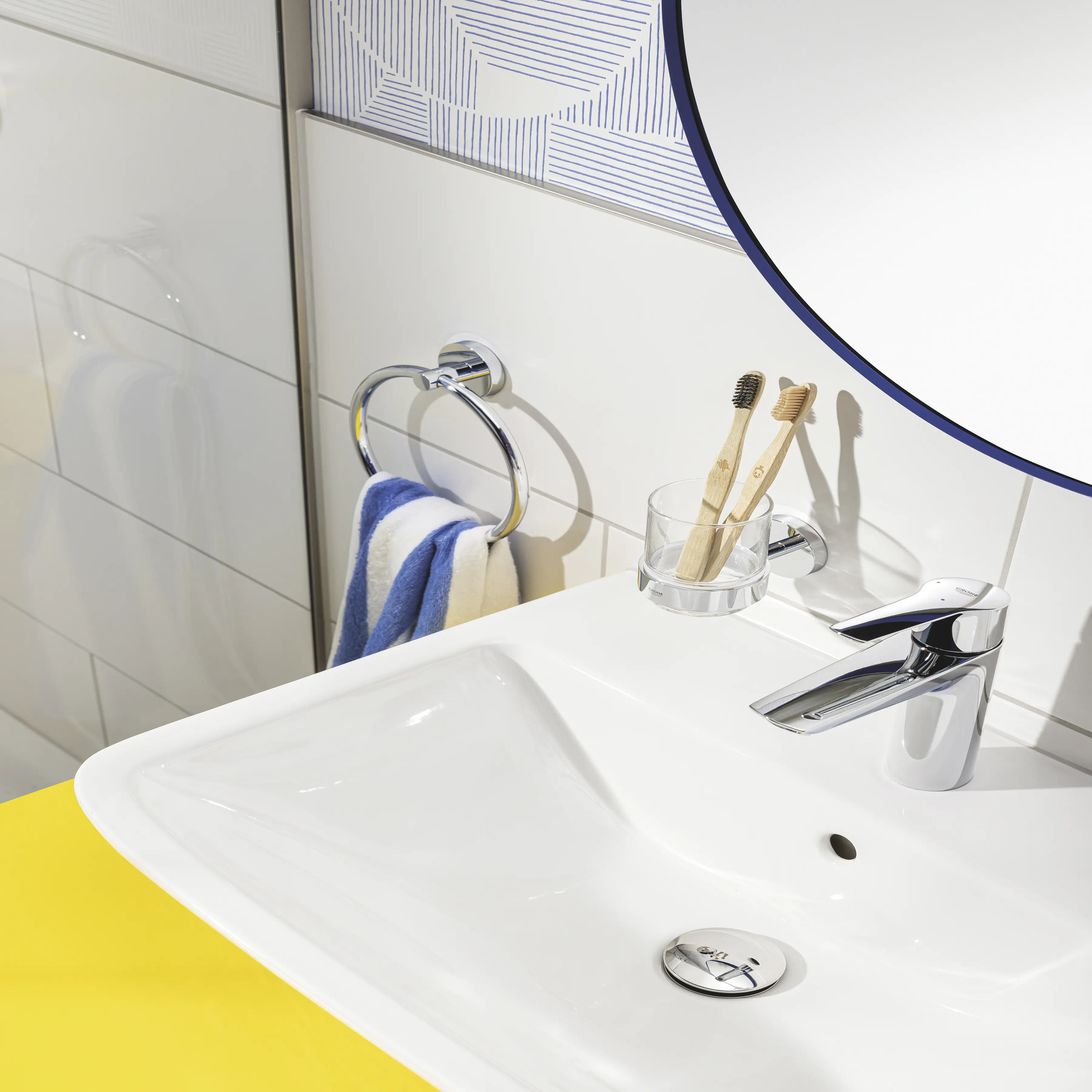 Grohe Start Handtuchring chrom klebbar Grohe Start Handtuchring chrom klebbar