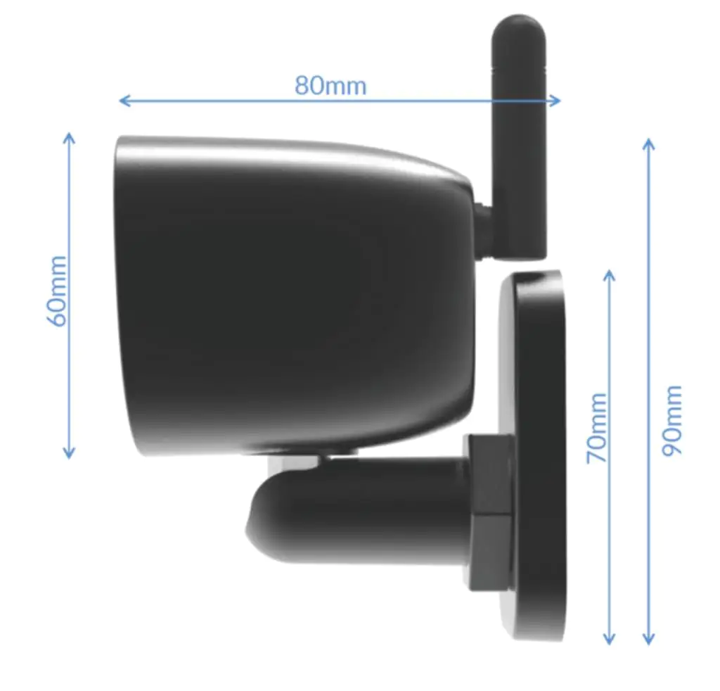 Smartwares Outdoor IP Kamera Homewizard CIP 39330 Full HD Videoauflösung