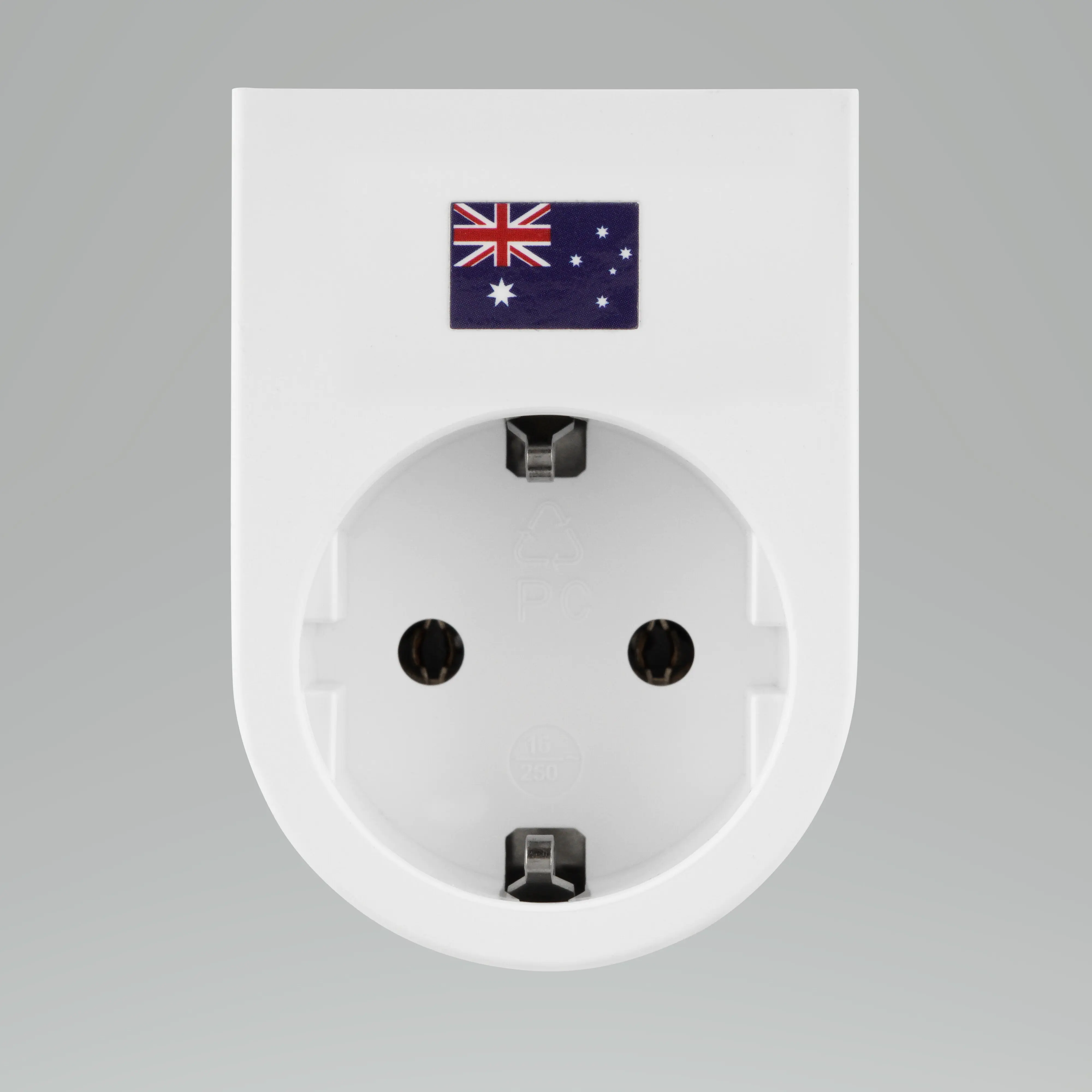 REV Reisestecker Traveler Plus Australien / China weiß