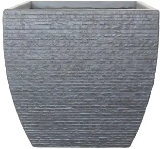 TrendLine Pflanztopf Schiefer-Brickoptik 30,5 x 30,5 x 30,5 cm TrendLine Pflanztopf Schiefer-Brickoptik 30,5 x 30,5 x 30,5 cm