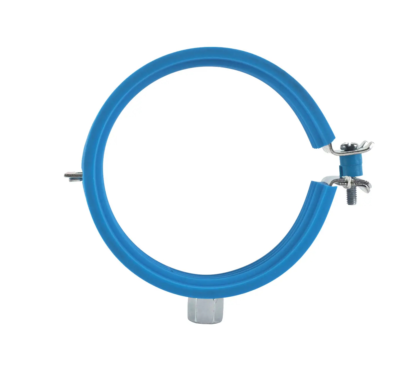 Marley Schalldämmschelle ohne Stockschraube dBlue DN 90 für 90 mm Rohr blau