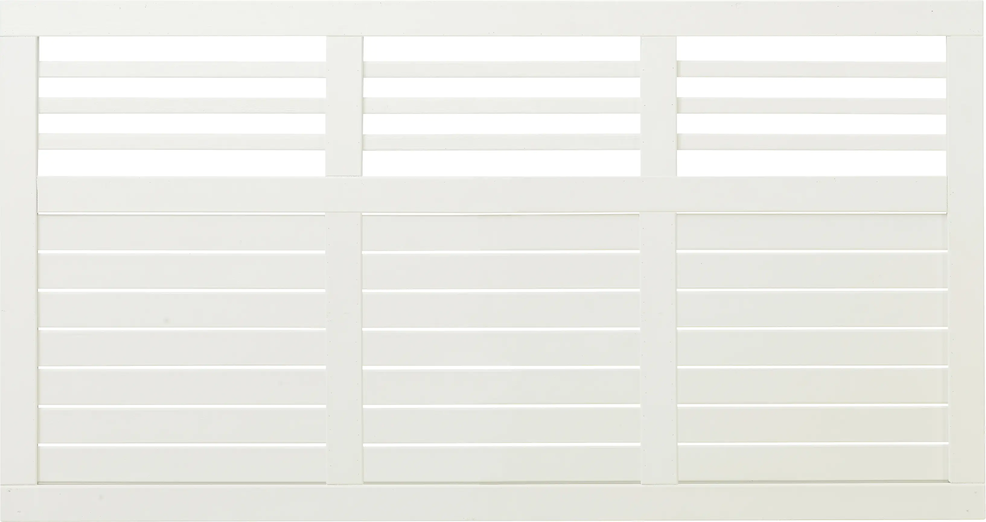 Plus Zaun Decora 180 x 95 cm RAL 9010 Weiß