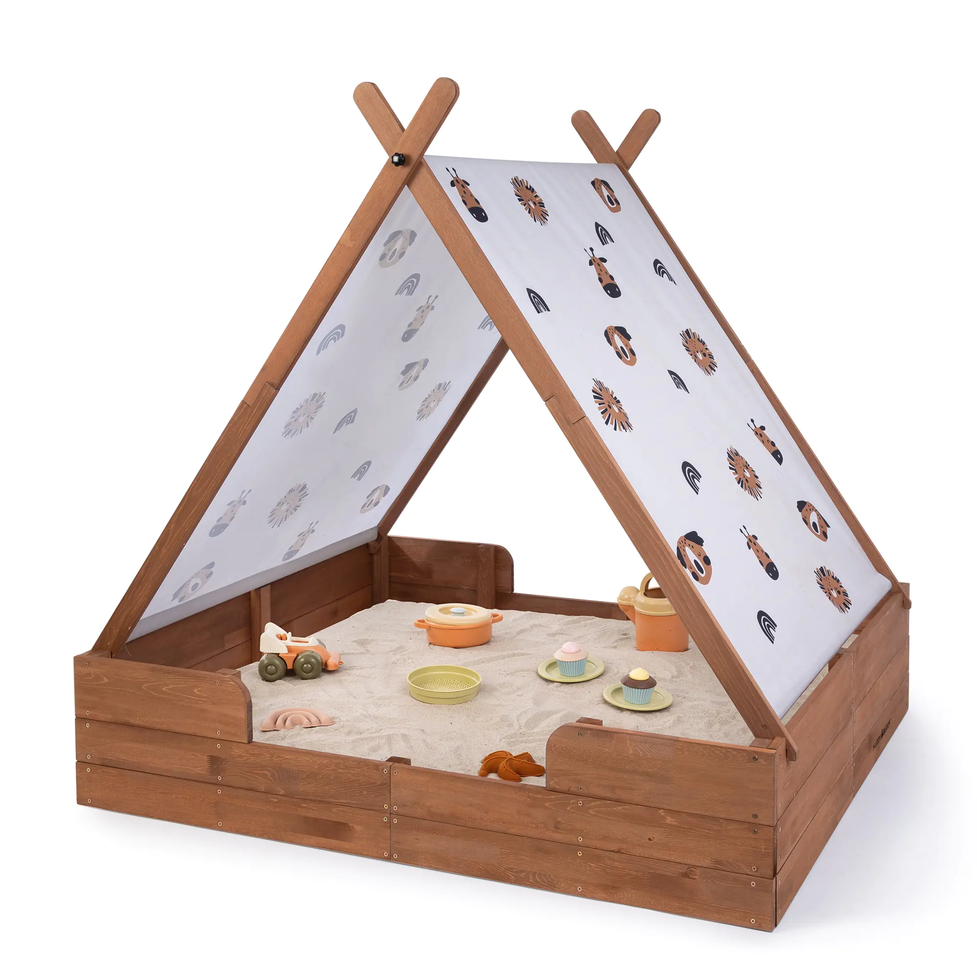 Muddy Buddy Sandkasten Safari Seeker 140 x 120 x 140 cm Muddy Buddy Sandkasten Safari Seeker 140 x 120 x 140 cm