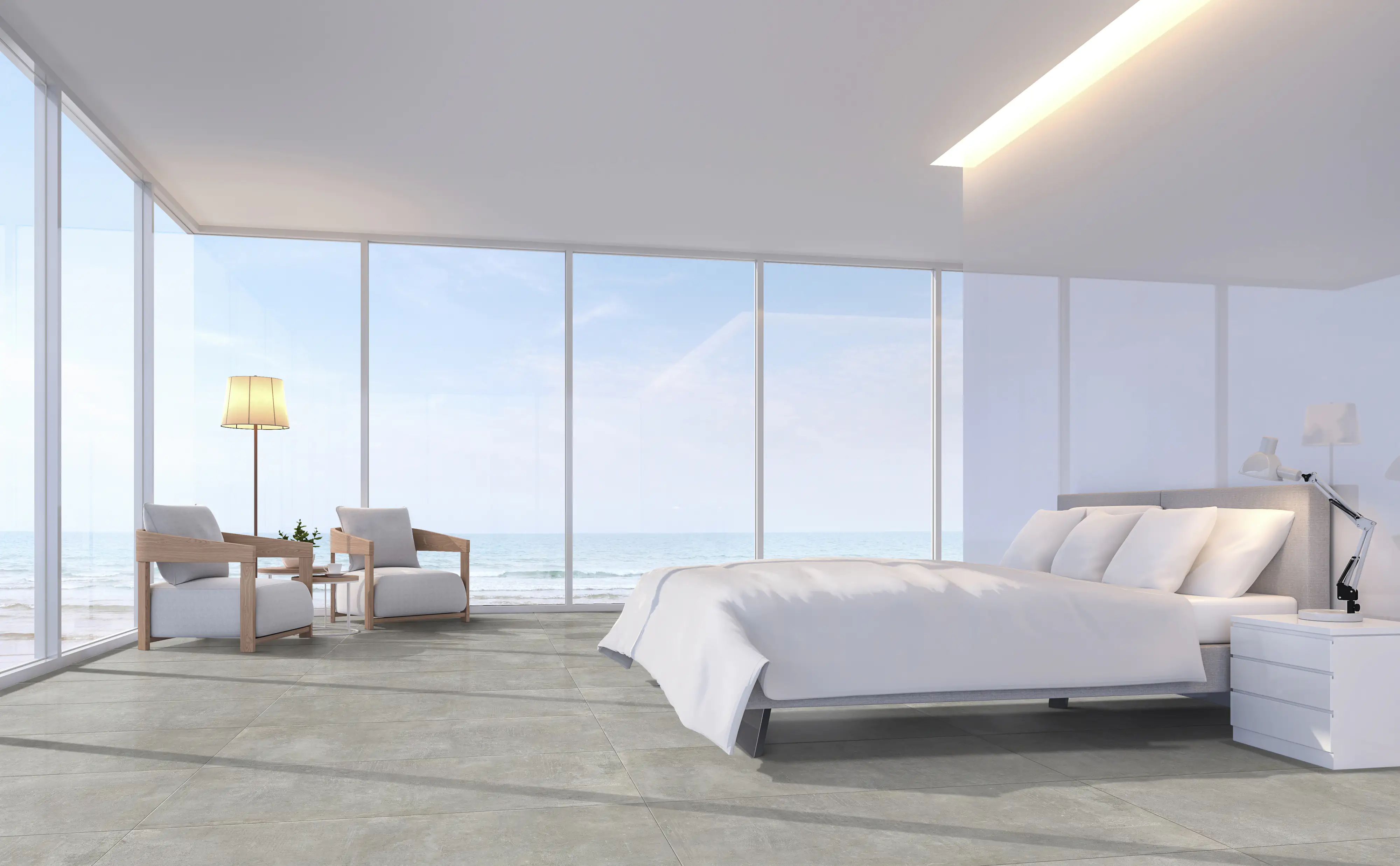 Bodenfliese Feinsteinzeug Concrete 60 x 120 cm grau Bodenfliese Feinsteinzeug Concrete 60 x 120 cm grau