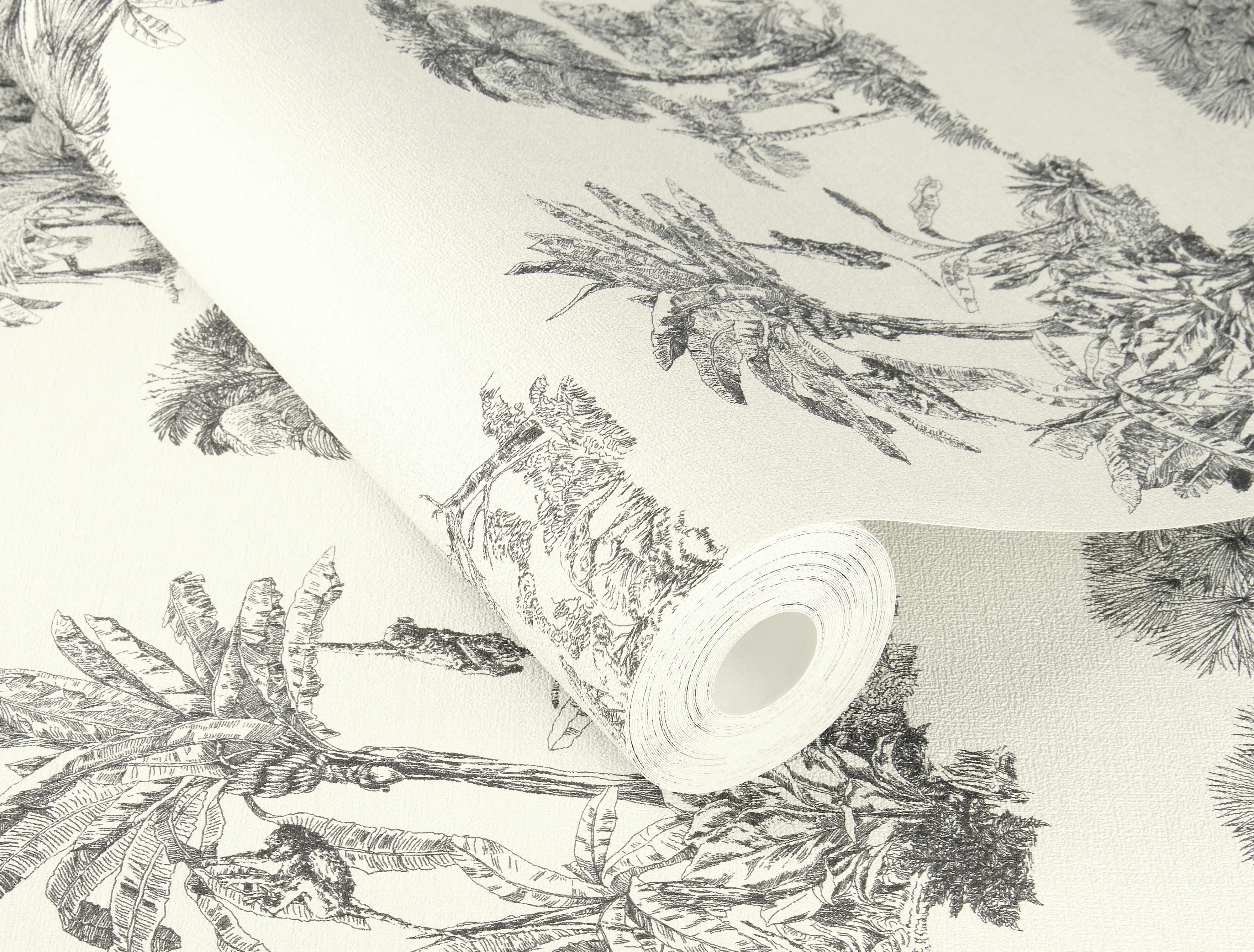 Rasch Vliestapete 555028 Schwarz-Anthrazit Muster & Motive 10,05 m x 0,53 m