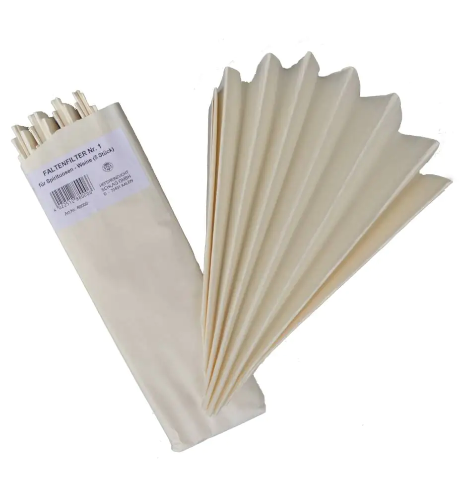Faltenfilter Nr. 1