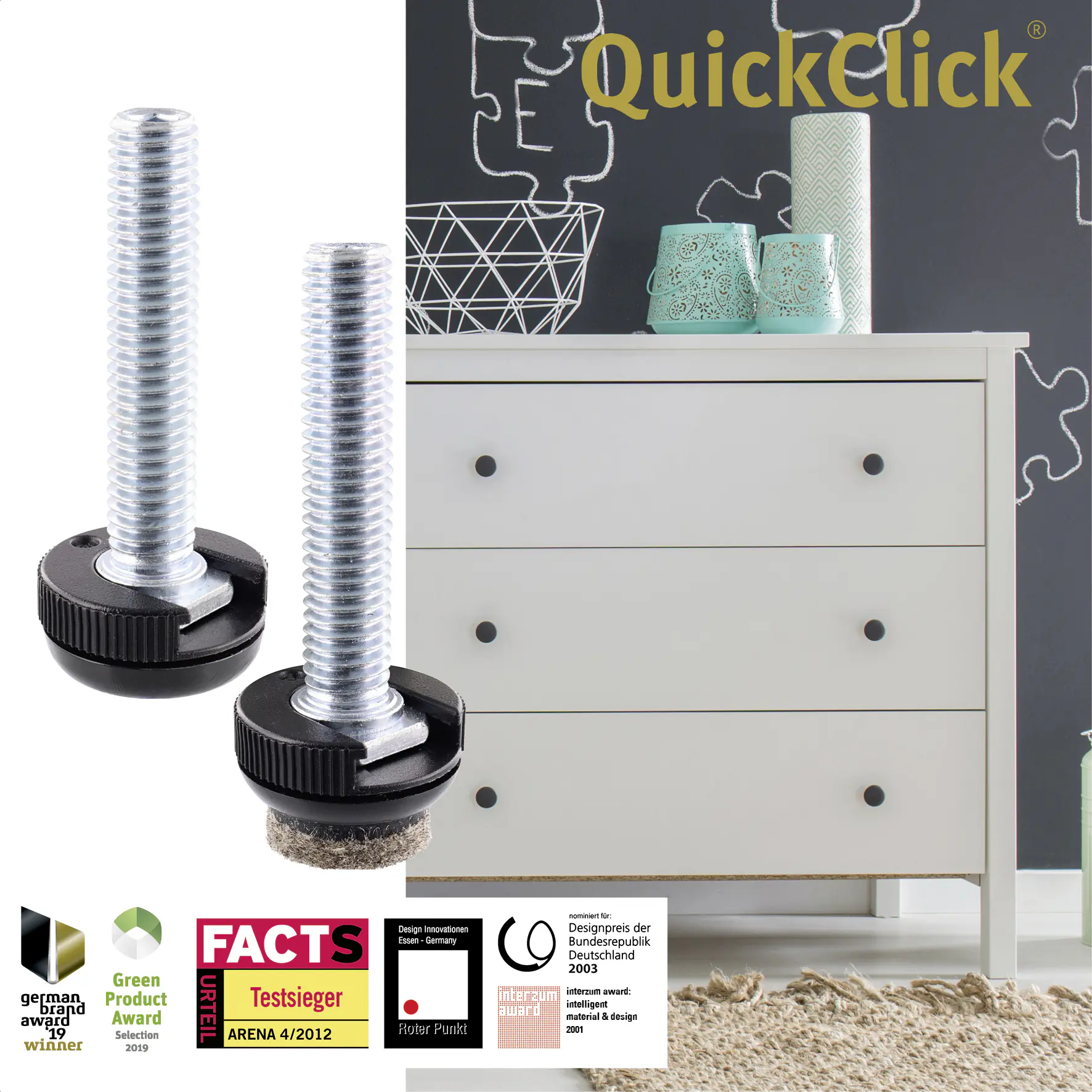 Wagner Möbelfuß Justus Kunststoff Ø 2 x 4 cm schwarz 4 Stück Wagner Möbelfuß Justus Kunststoff Ø 2 x 4 cm schwarz 4 Stück