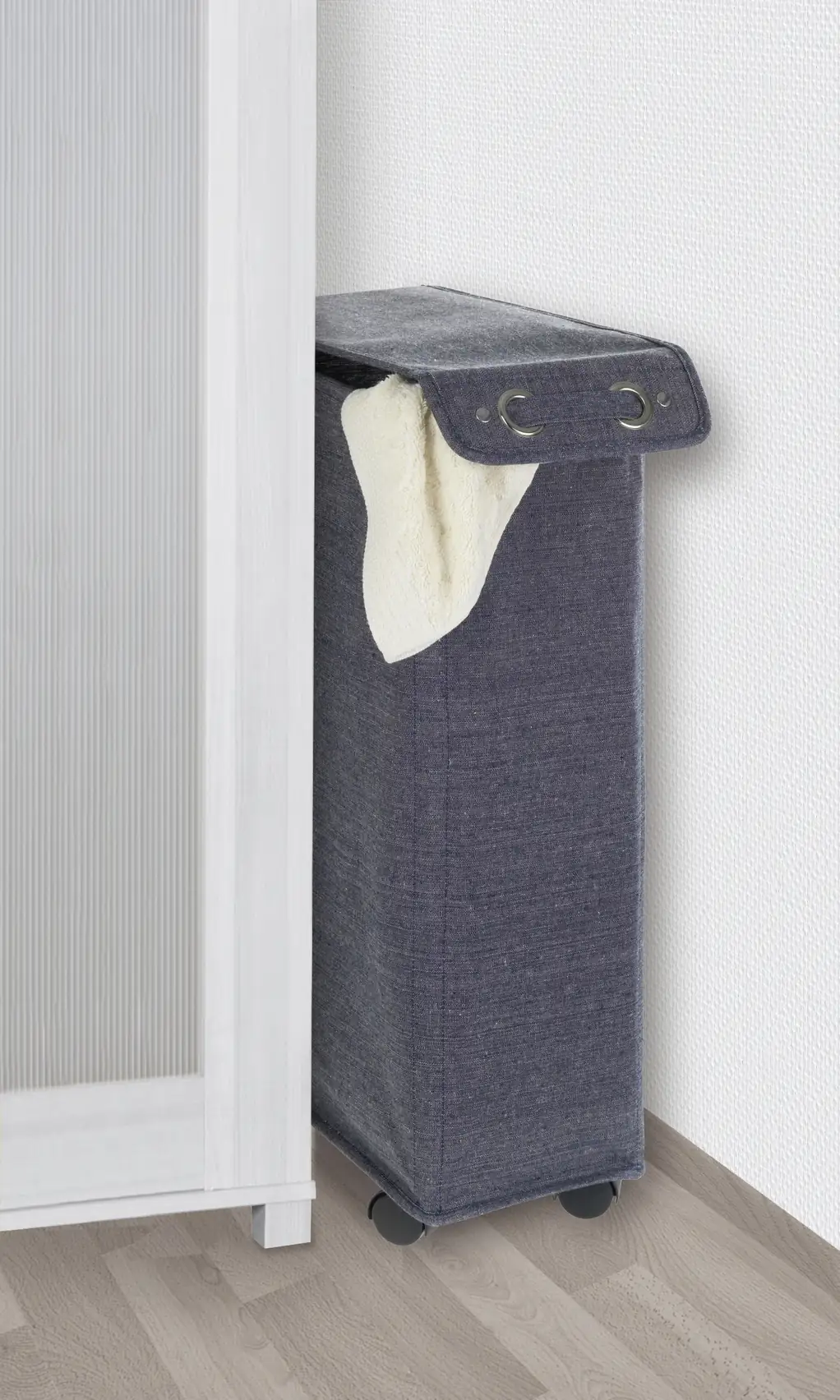 4008838244371 Wenko Wäschesammler Corno Prime 43 l, blau
