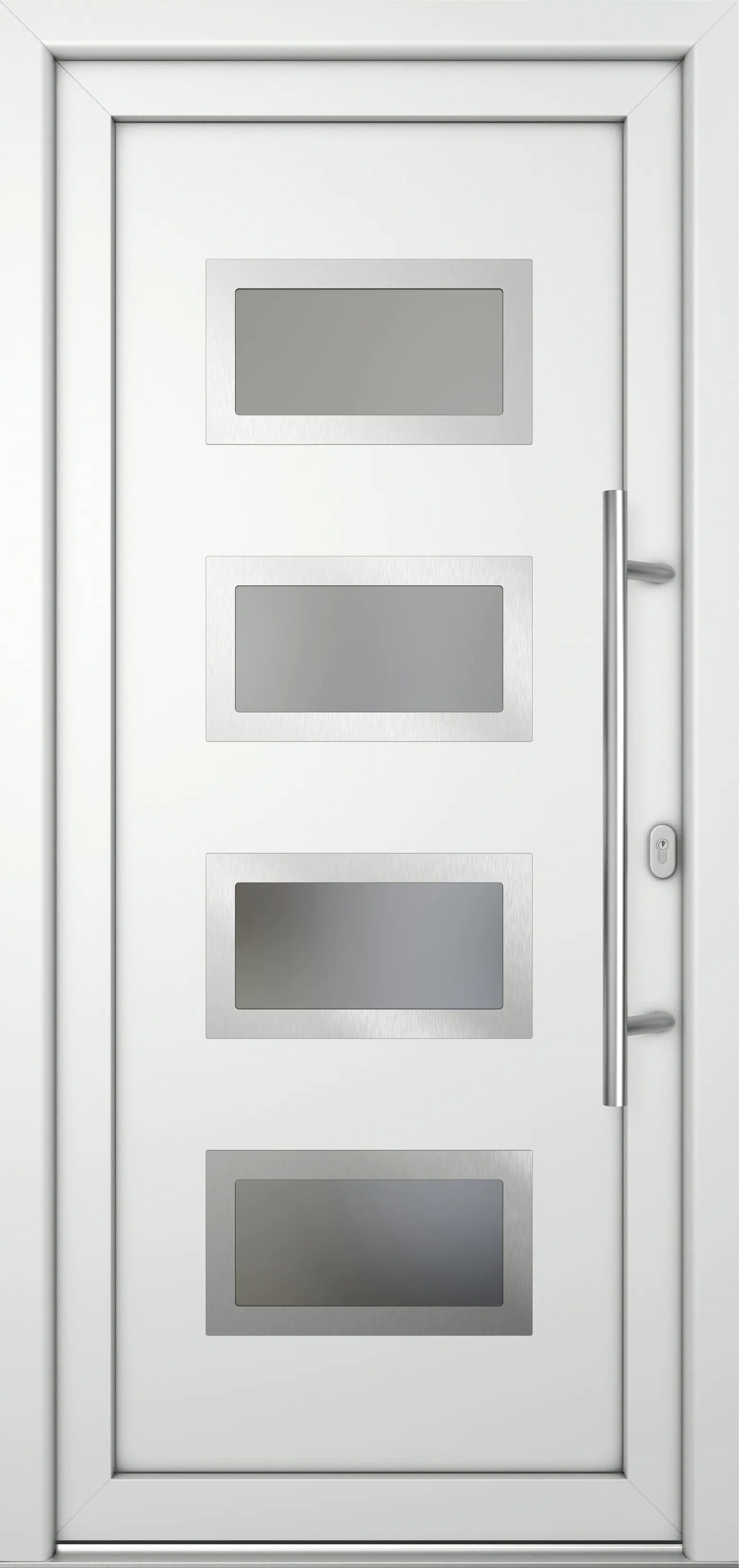 Meeth Haustür Signum Pro PVC Modell 92 88 x 200 cm DIN Rechts weiß Meeth Haustür Signum Pro PVC Modell 92 88 x 200 cm DIN Rechts weiß